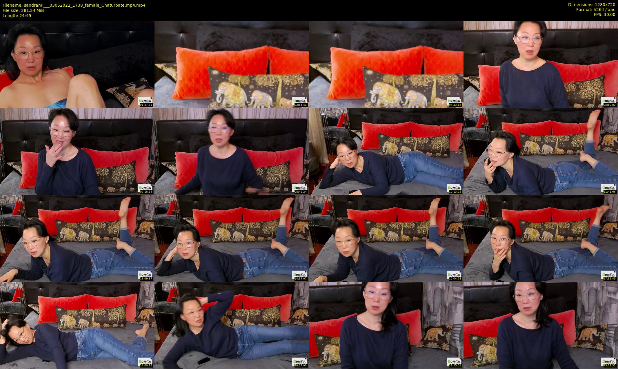 sandrami__ — 25 minute Chaturbate female cam show recording, 720p, May 3, 2022