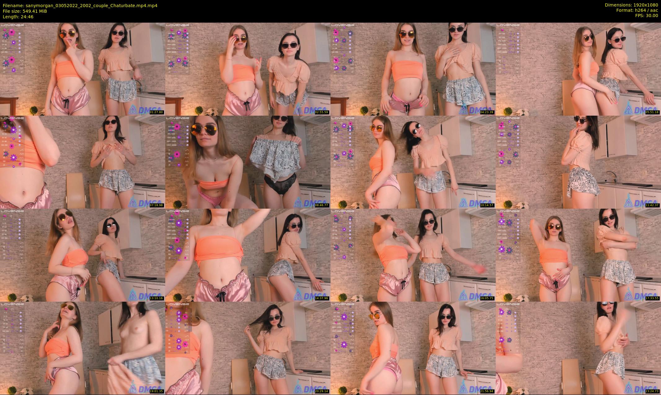 sanymorgan — 25 minute Chaturbate couple cam show recording, 1080p, May 3, 2022