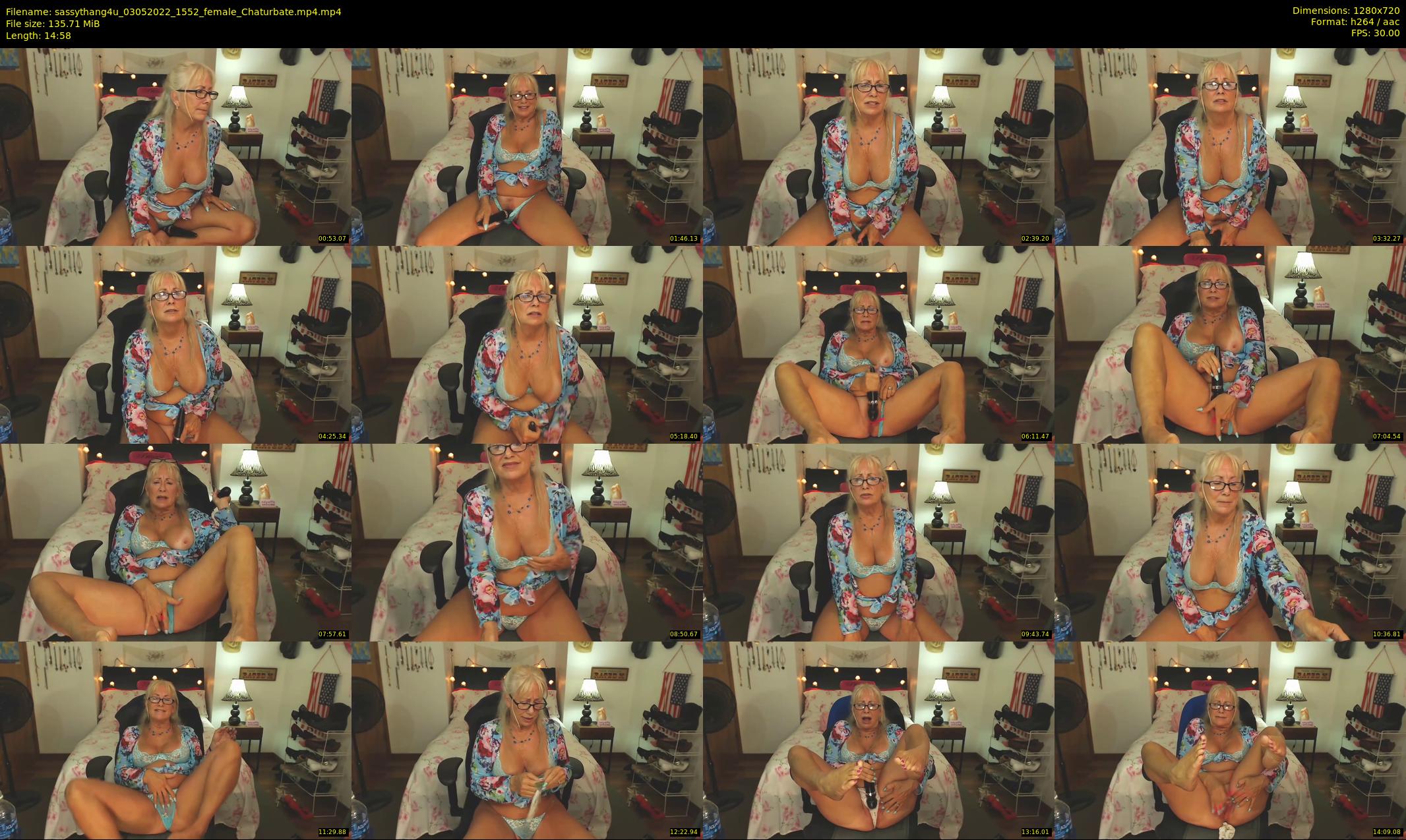 sassythang4u — 15 minute Chaturbate female cam show recording, 720p, May 3, 2022