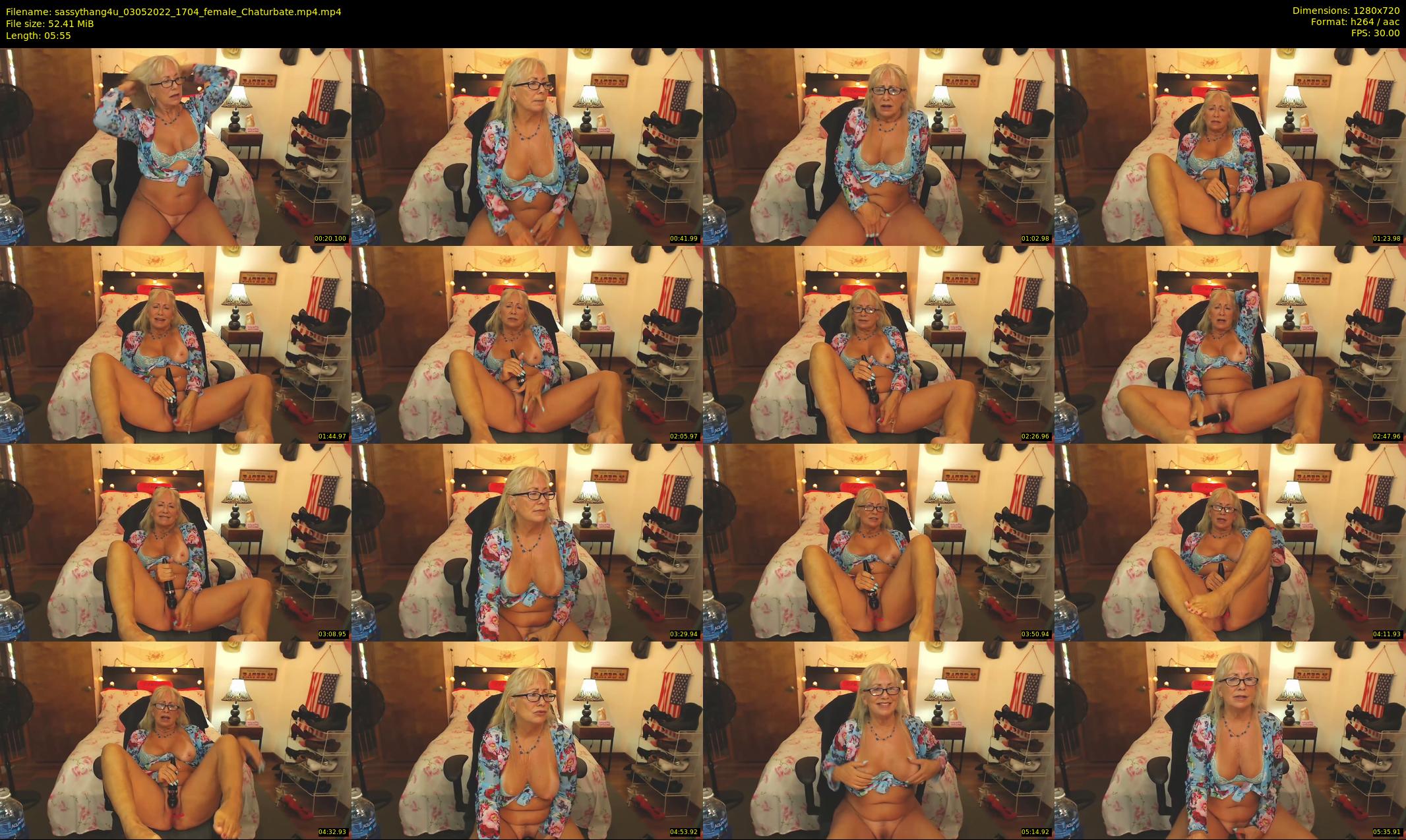 sassythang4u — 6 minute Chaturbate female cam show recording, 720p, May 3, 2022