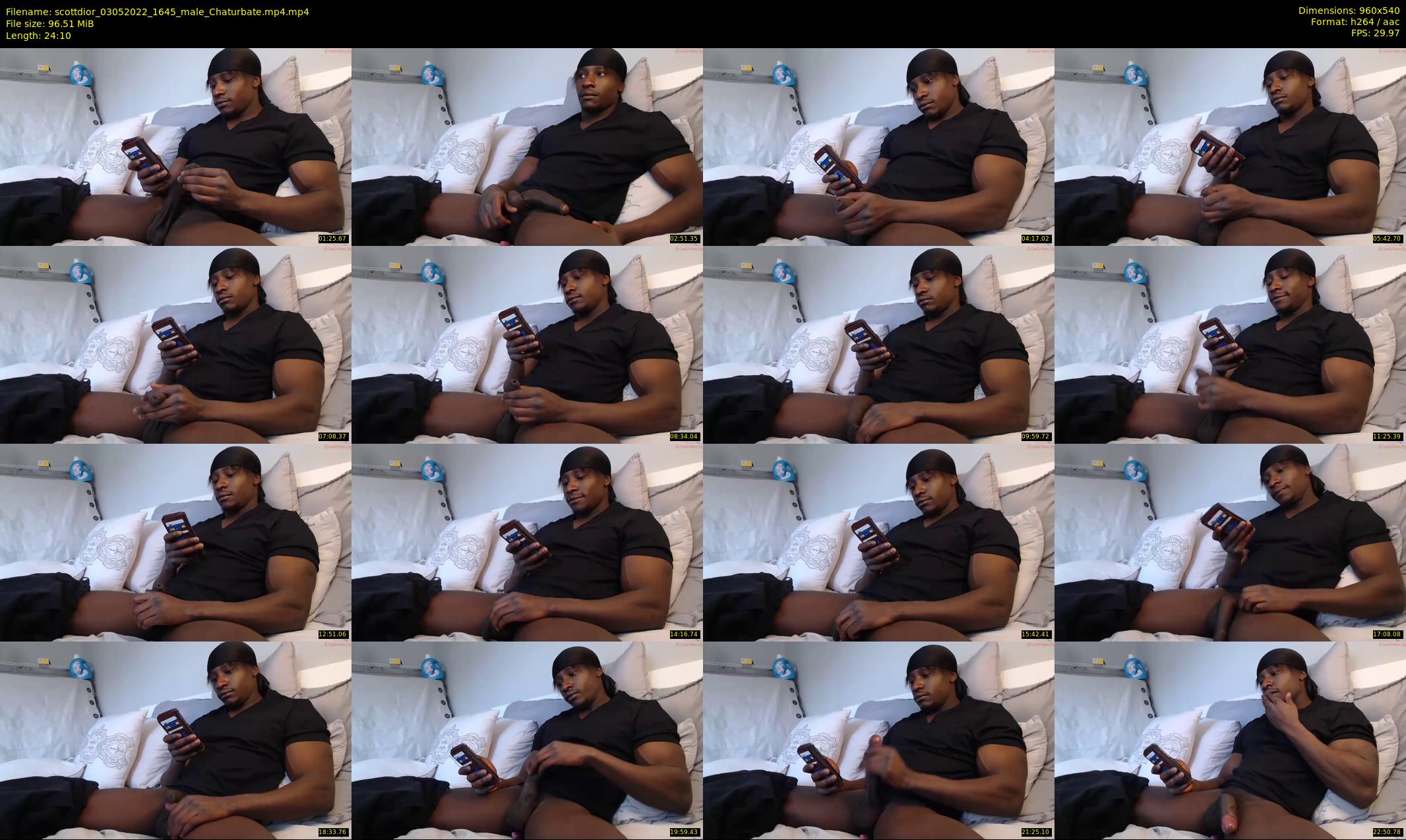 scottdior — 25 minute Chaturbate male cam show recording, 480p, May 3, 2022