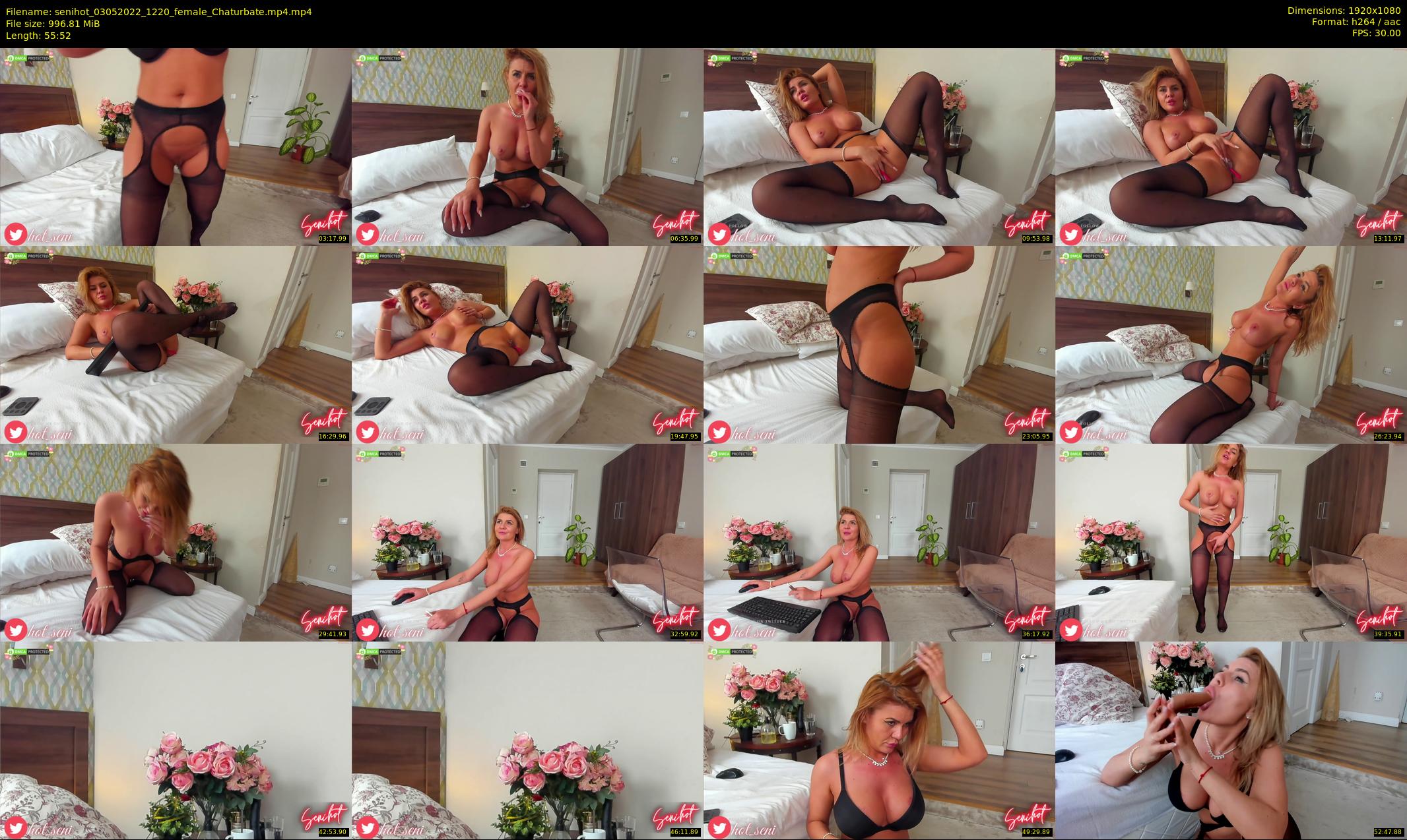 senihot — 56 minute Chaturbate female cam show recording, 1080p, May 3, 2022