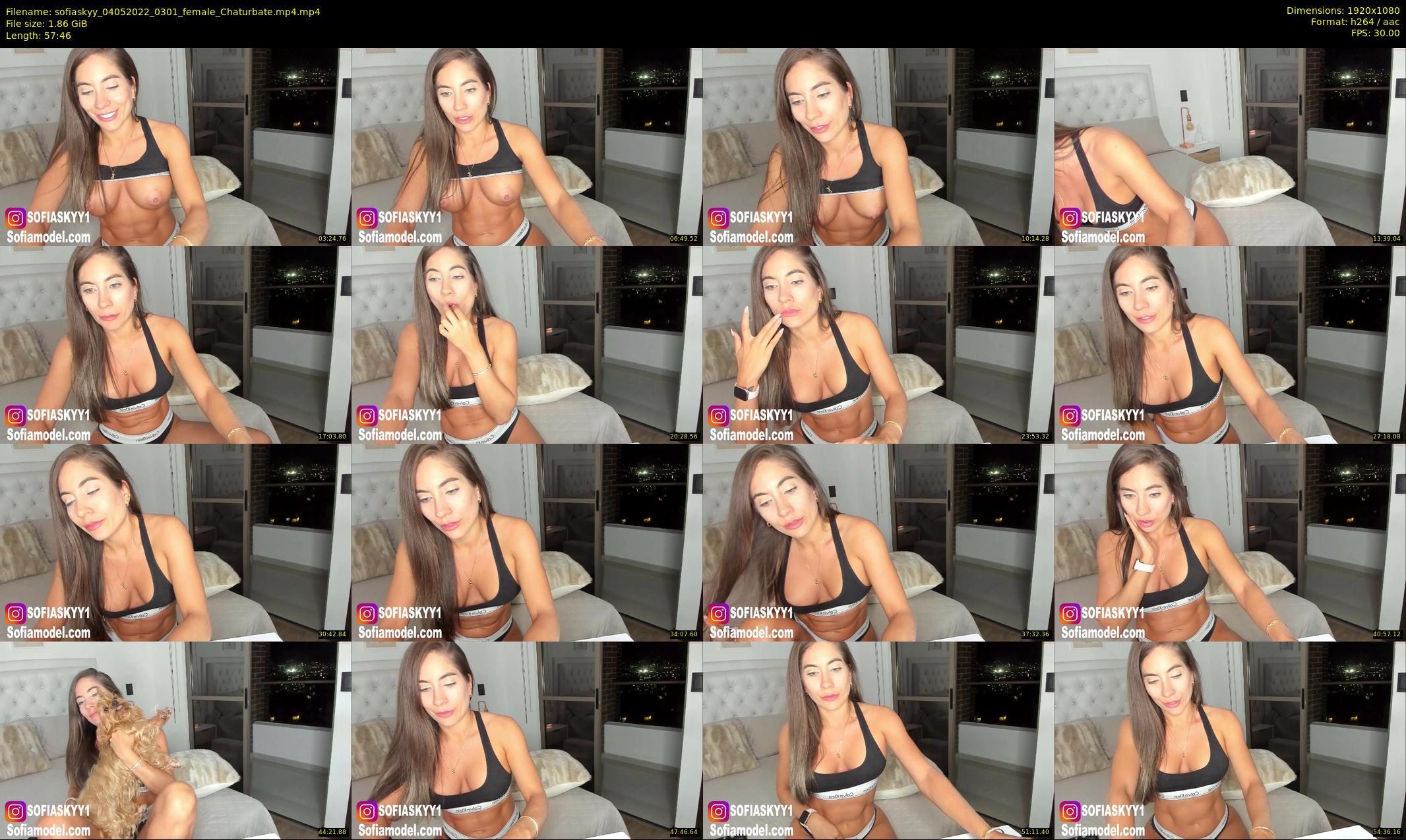 sofiaskyy — 58 minute Chaturbate female cam show recording, 1080p, May 4, 2022