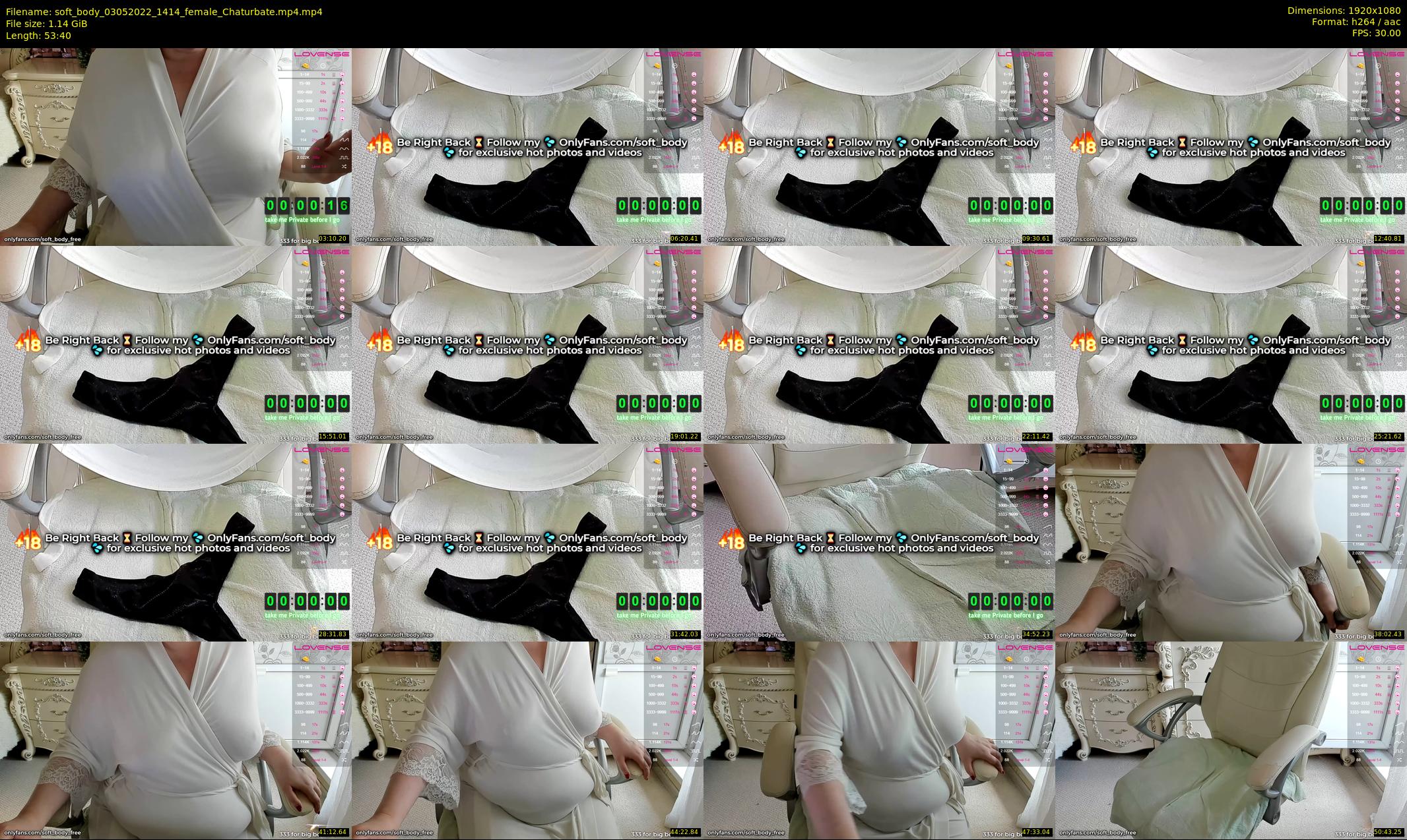 soft_body — 54 minute Chaturbate female cam show recording, 1080p, May 3, 2022