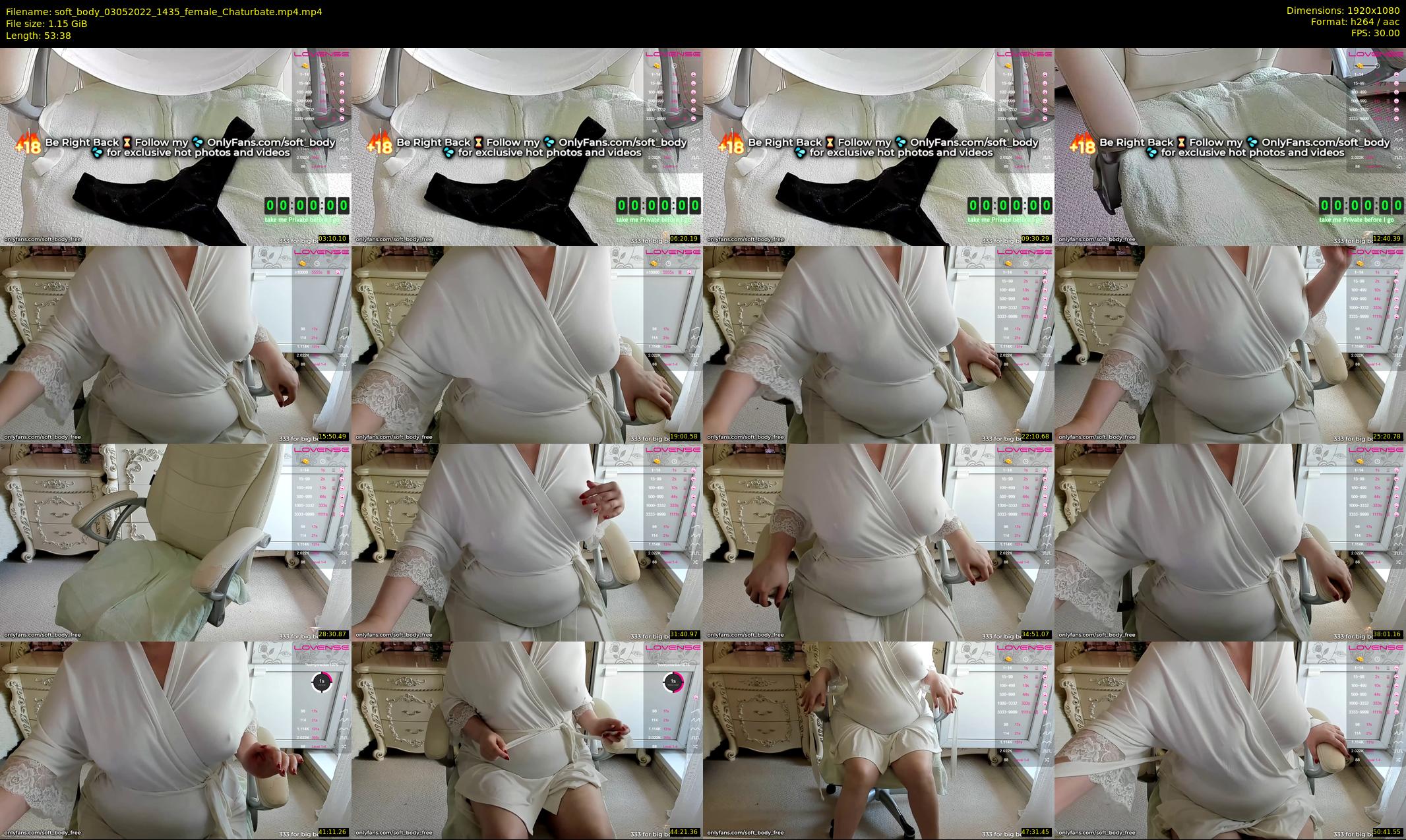 soft_body — 54 minute Chaturbate female cam show recording, 1080p, May 3, 2022