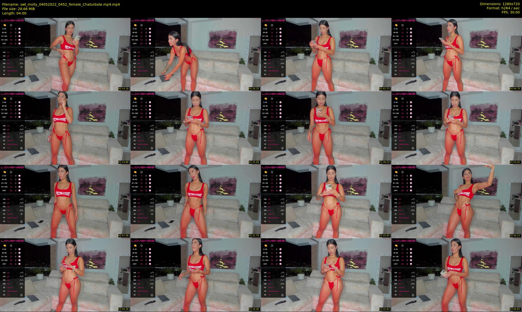 swt_molly — 4 minute Chaturbate female cam show recording, 720p, May 4, 2022