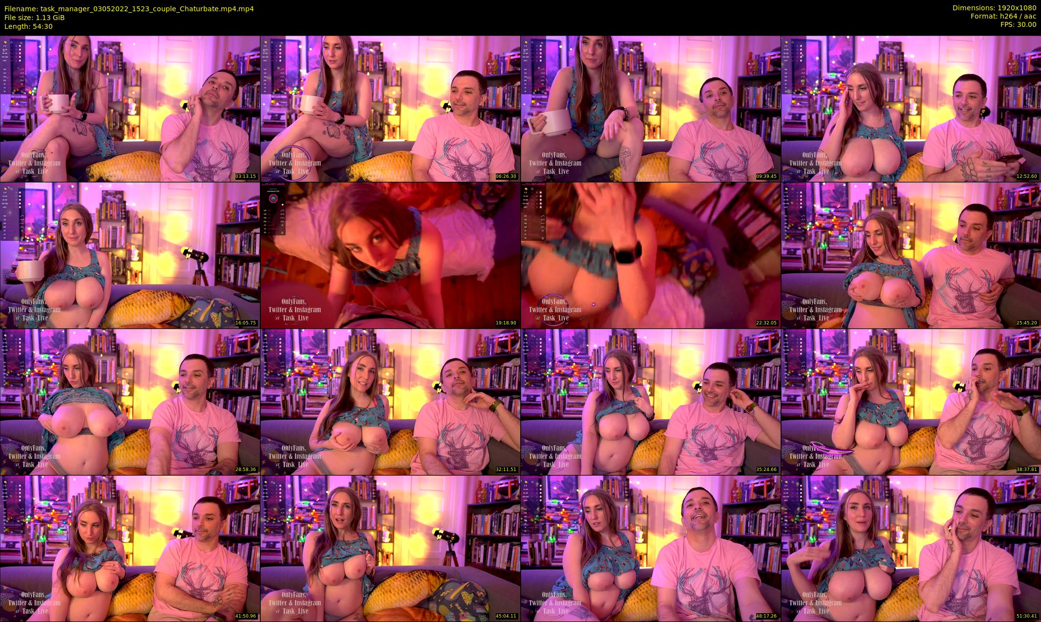 task_manager — 55 minute Chaturbate couple cam show recording, 1080p, May 3, 2022
