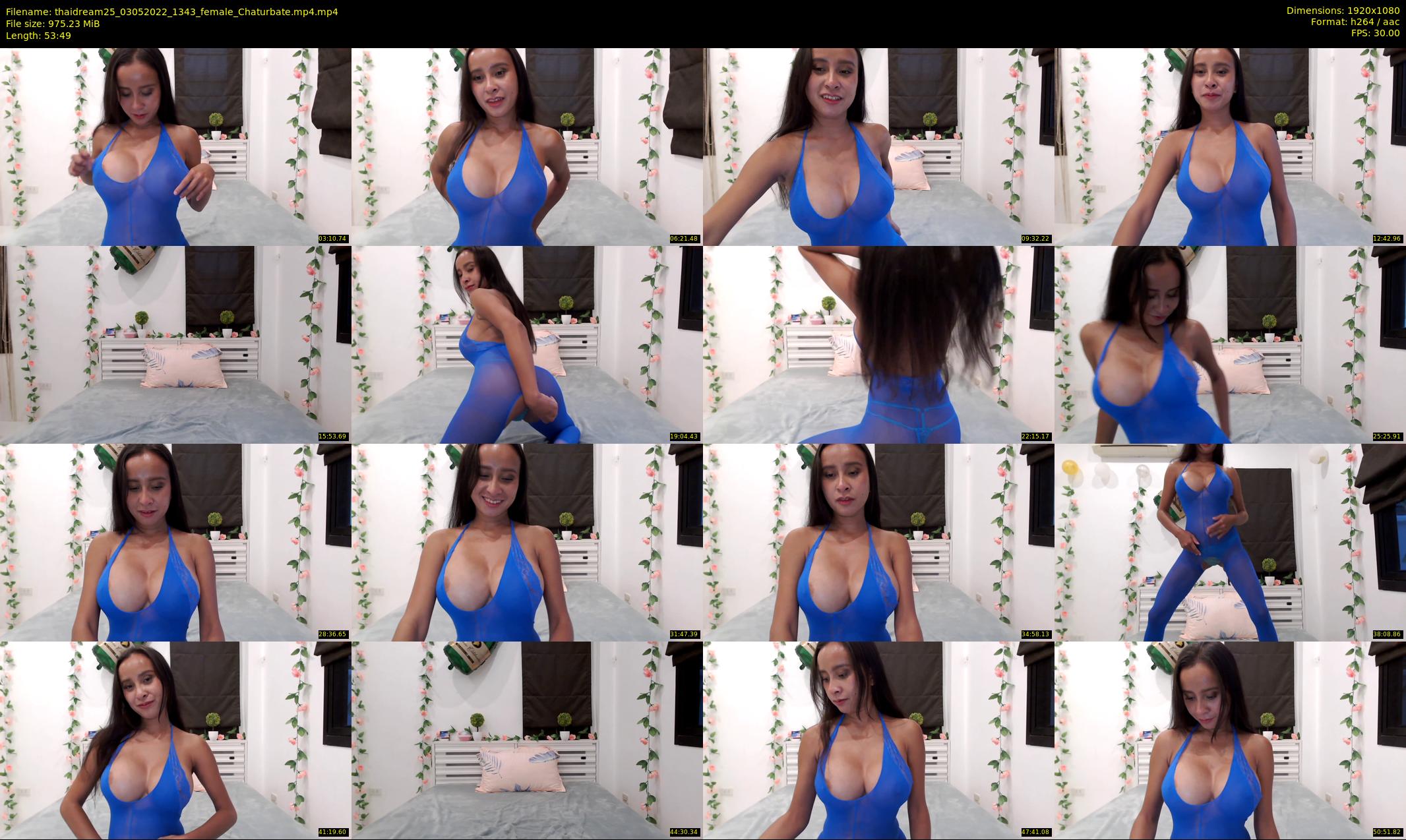 thaidream25 — 54 minute Chaturbate female cam show recording, 1080p, May 3, 2022