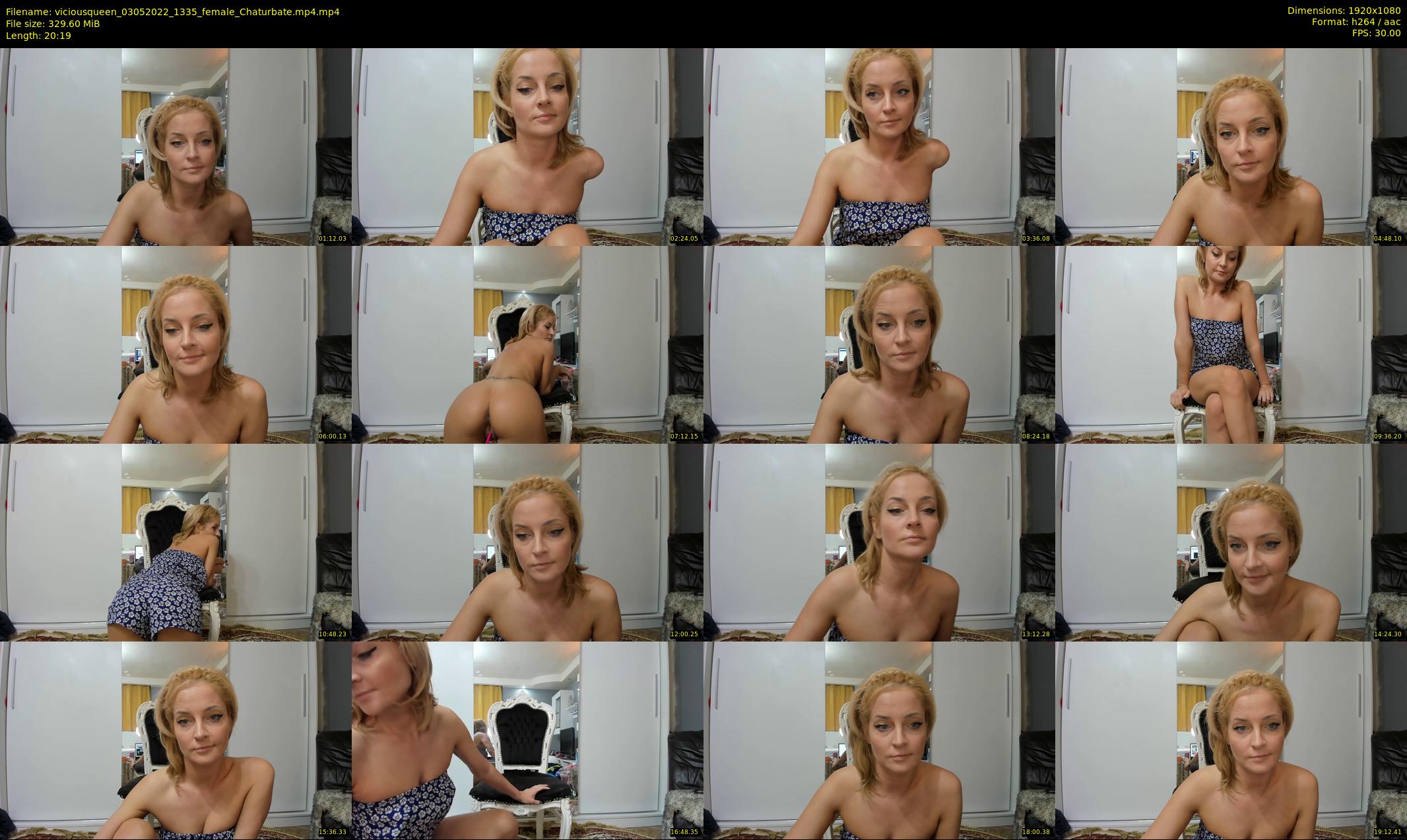 viciousqueen — 21 minute Chaturbate female cam show recording, 1080p, May 3, 2022