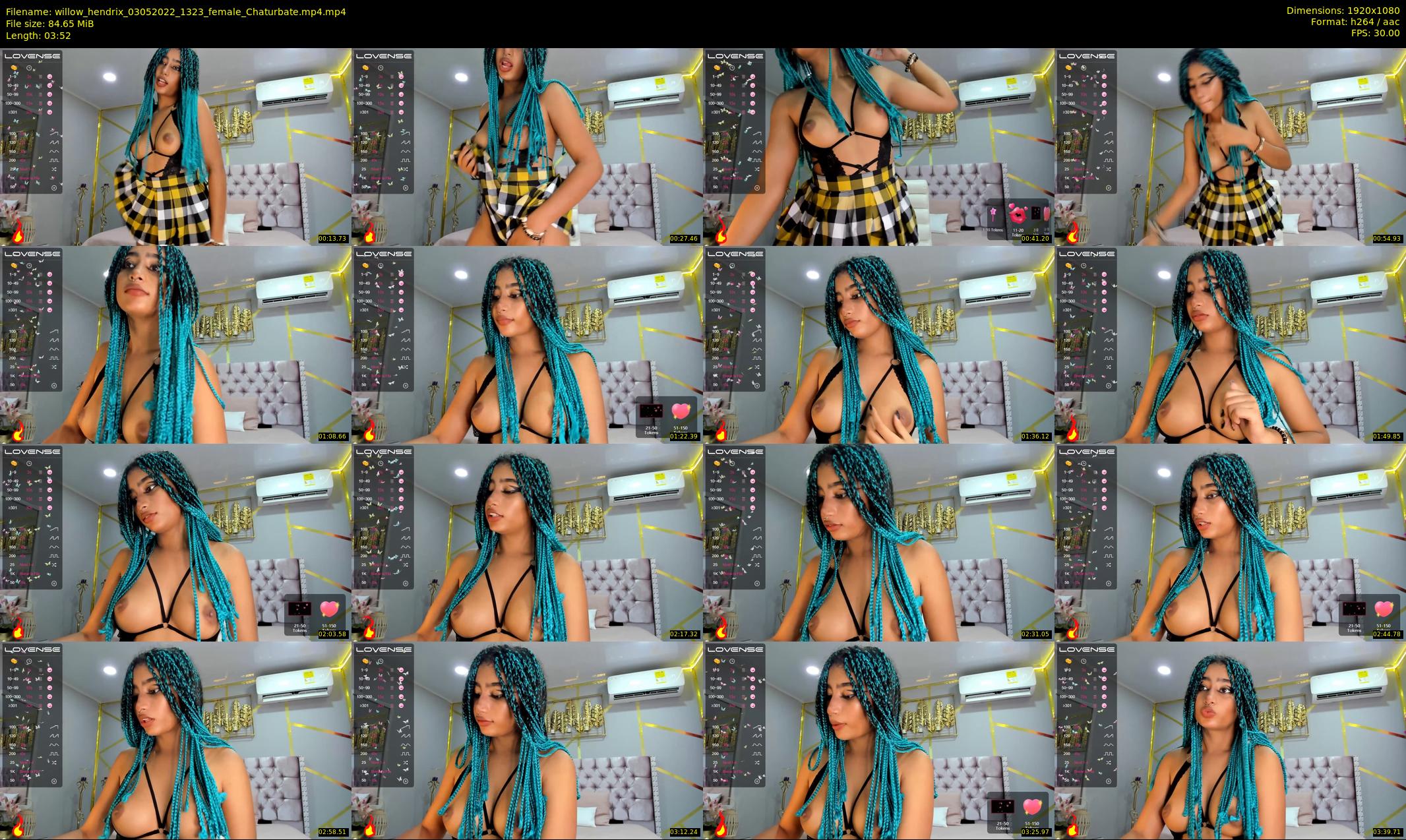 willow_hendrix — 4 minute Chaturbate female cam show recording, 1080p, May 3, 2022