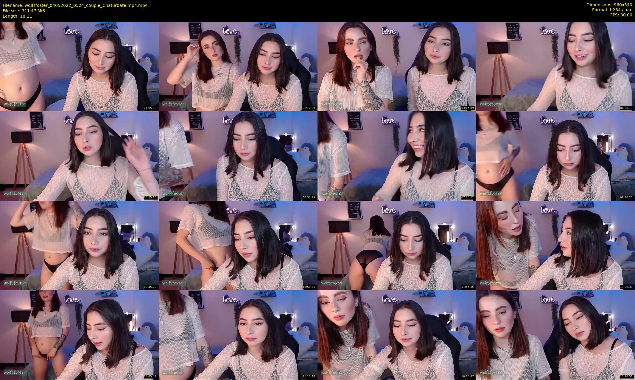 wolfsfoster — 19 minute Chaturbate couple cam show recording, 480p, May 4, 2022