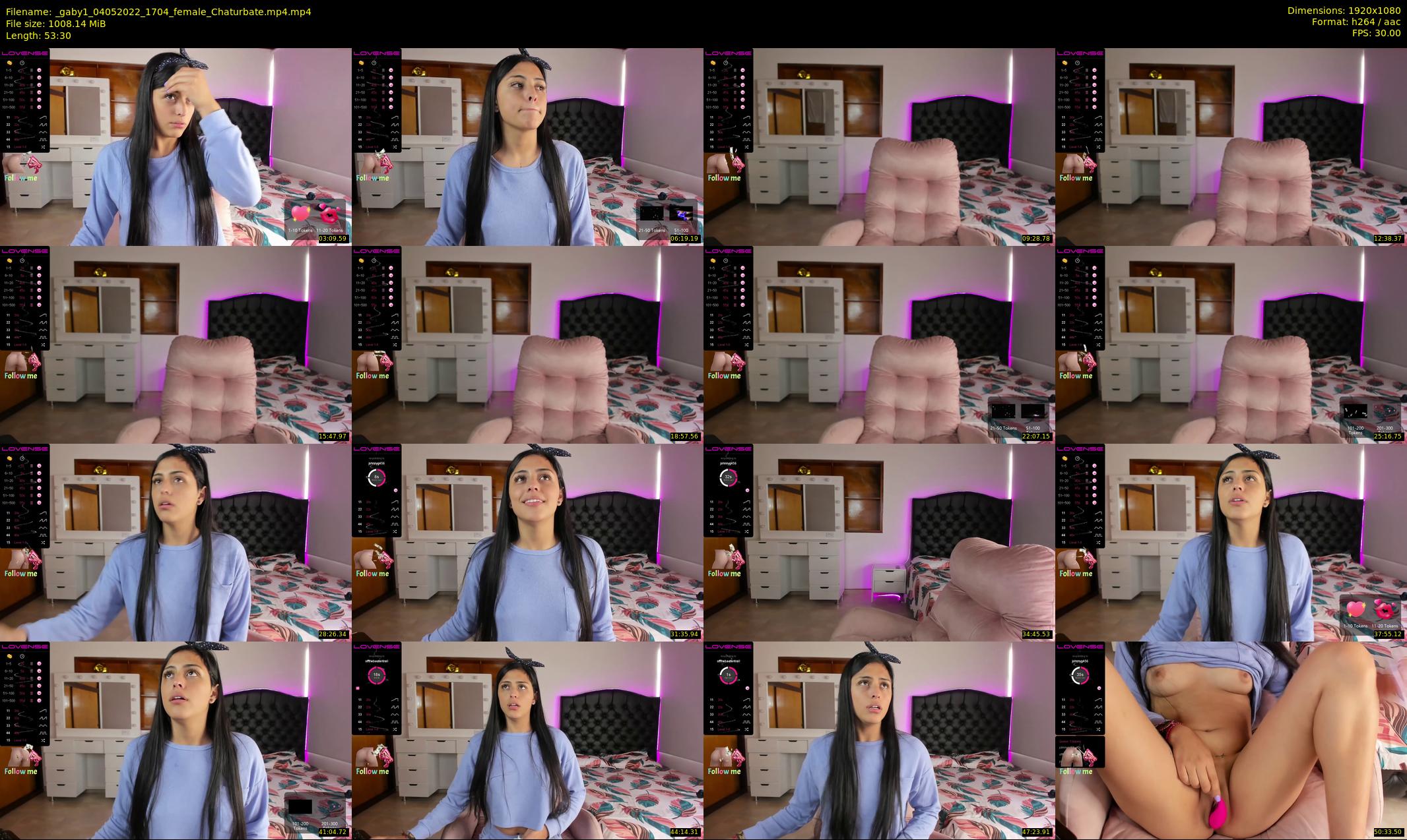 _gaby1 — 54 minute Chaturbate female cam show recording, 1080p, May 4, 2022