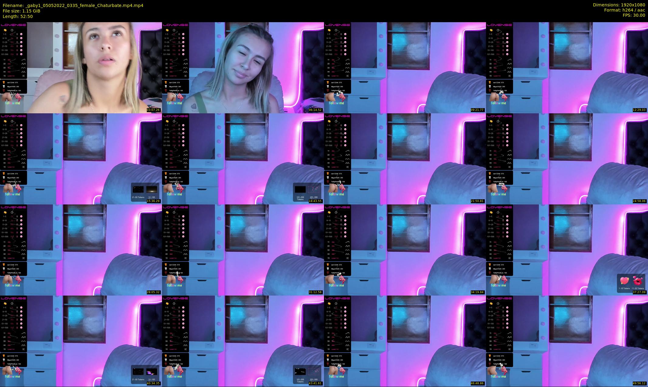 _gaby1 — 53 minute Chaturbate female cam show recording, 1080p, May 5, 2022