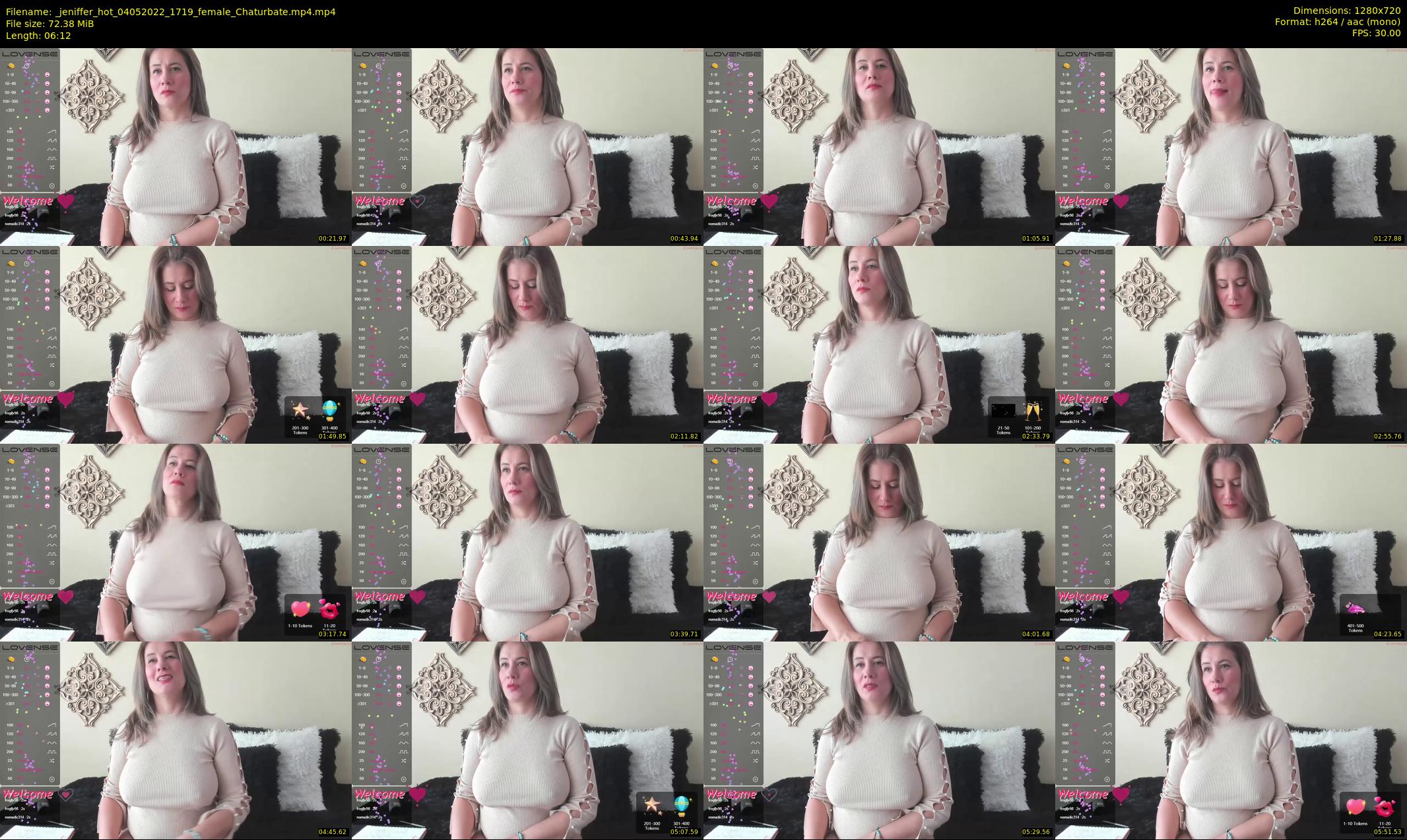 _jeniffer_hot — 7 minute Chaturbate female cam show recording, 720p, May 4, 2022