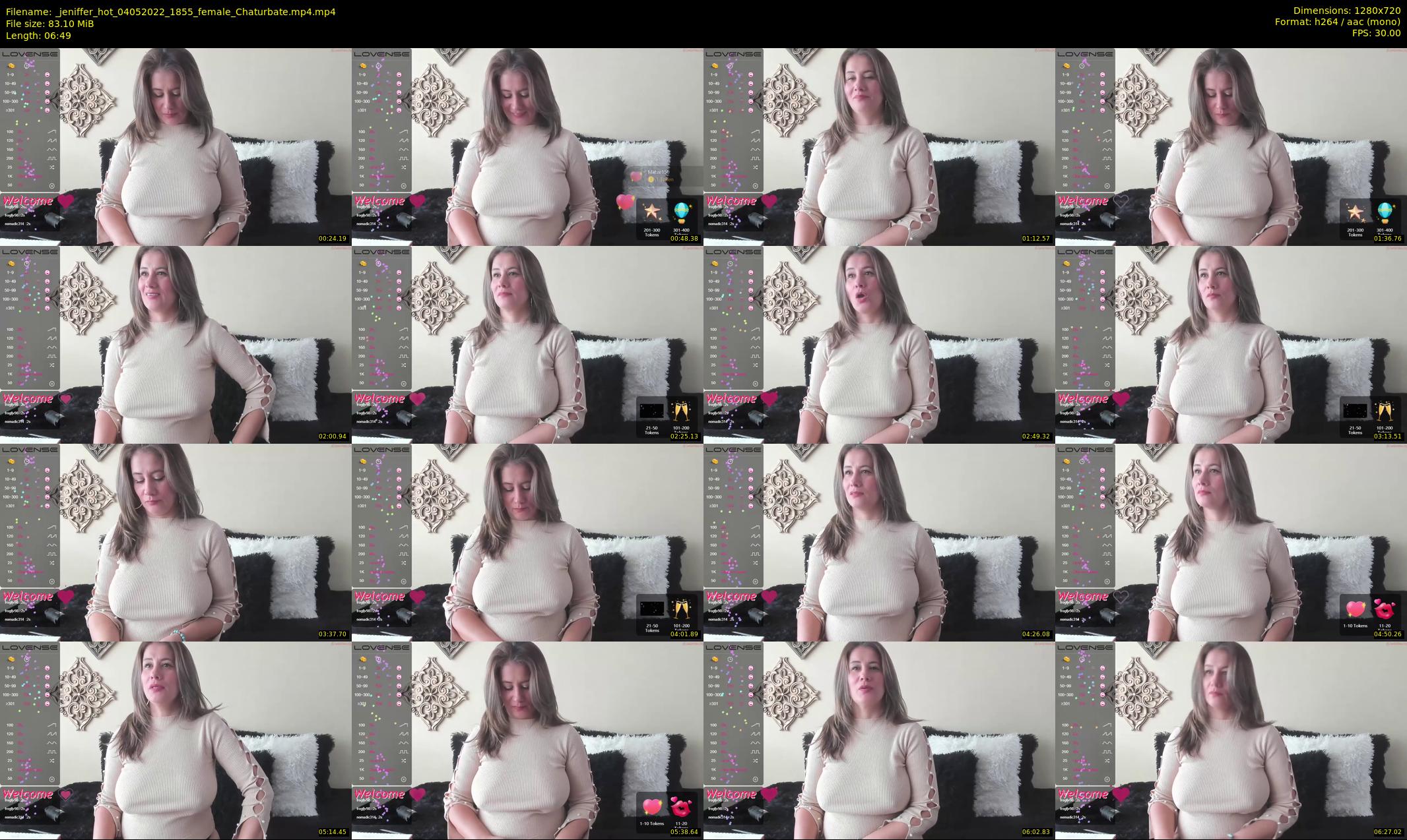 _jeniffer_hot — 7 minute Chaturbate female cam show recording, 720p, May 4, 2022