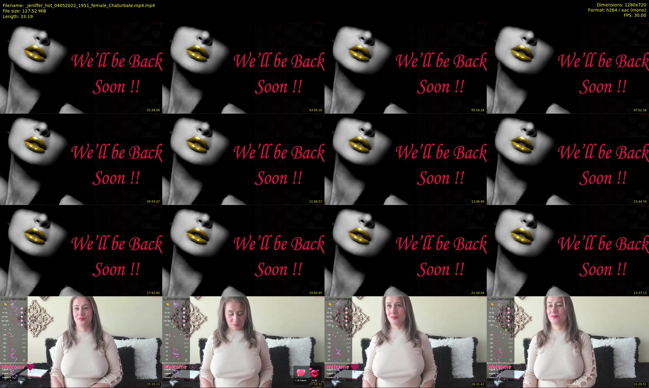 _jeniffer_hot — 34 minute Chaturbate female cam show recording, 720p, May 4, 2022