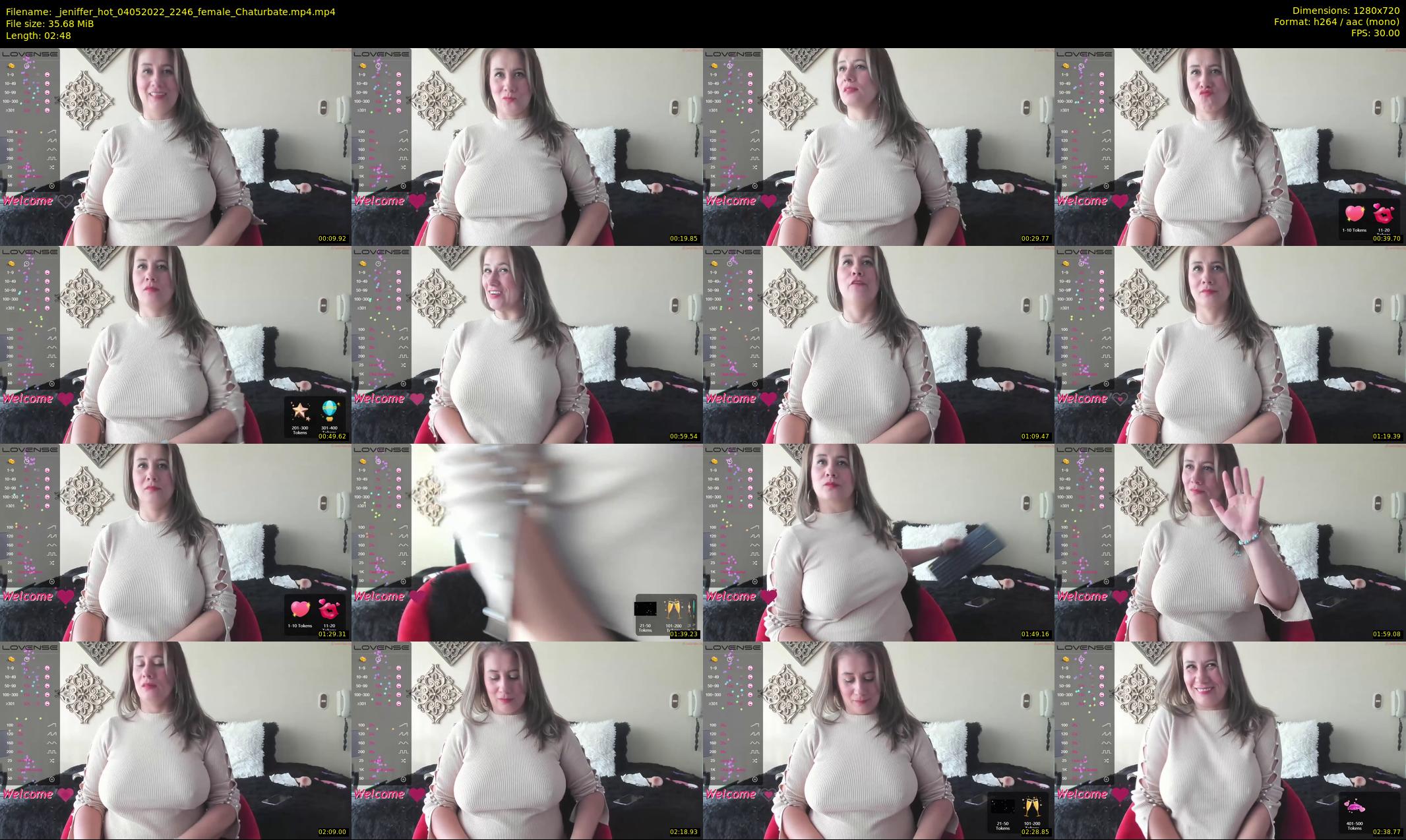 _jeniffer_hot — 3 minute Chaturbate female cam show recording, 720p, May 4, 2022