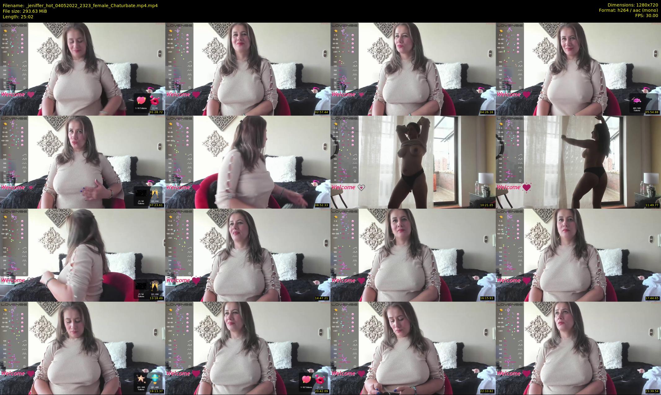 _jeniffer_hot — 26 minute Chaturbate female cam show recording, 720p, May 4, 2022
