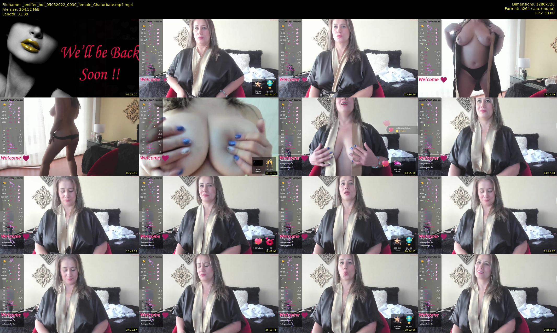 _jeniffer_hot — 32 minute Chaturbate female cam show recording, 720p, May 5, 2022