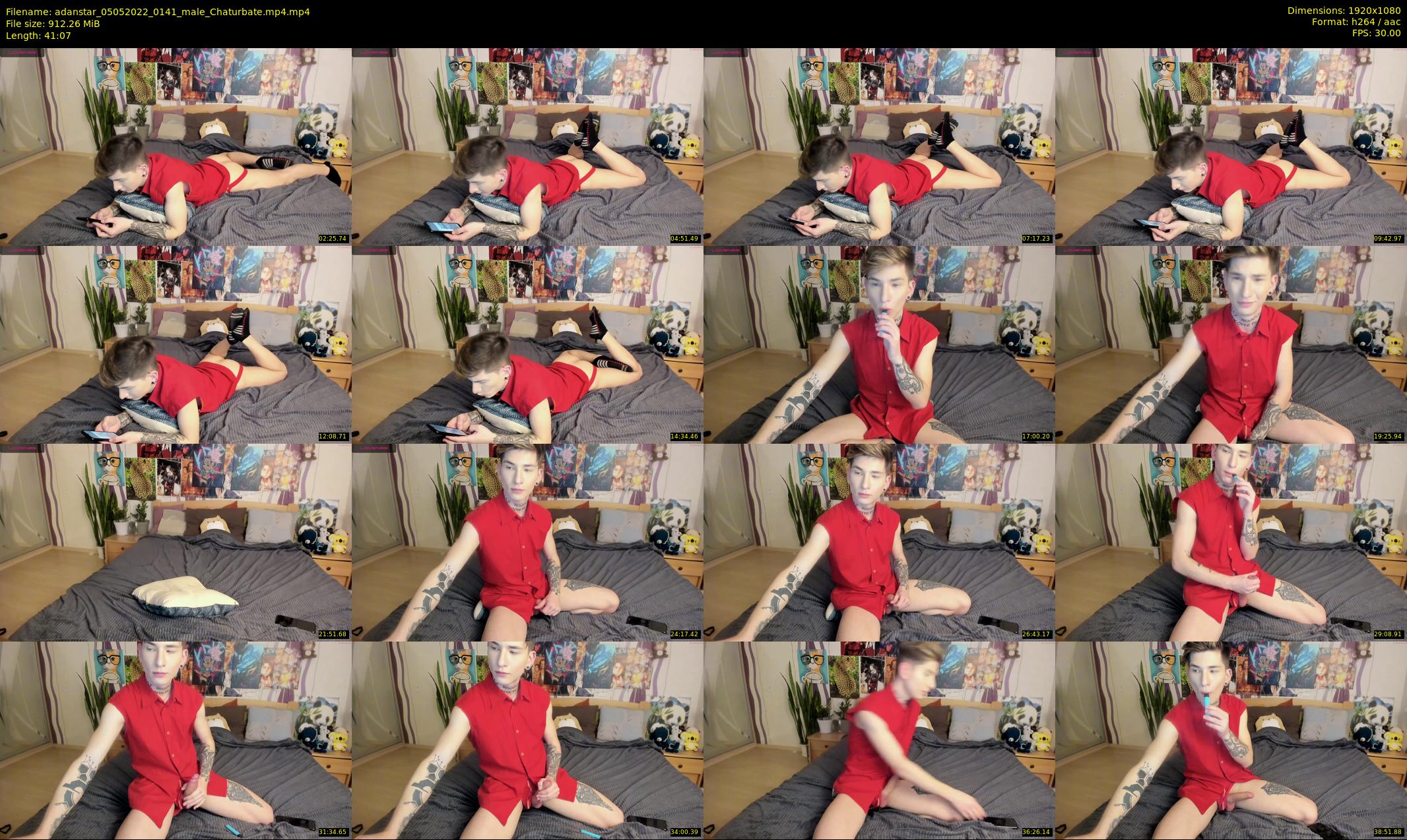 adanstar — 42 minute Chaturbate male cam show recording, 1080p, May 5, 2022