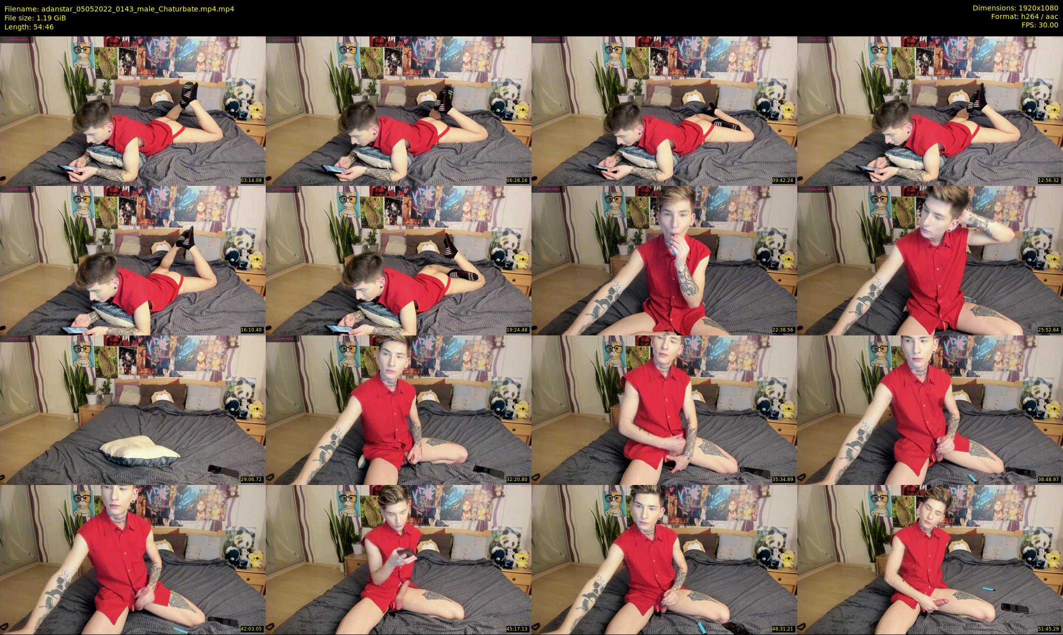 adanstar — 55 minute Chaturbate male cam show recording, 1080p, May 5, 2022