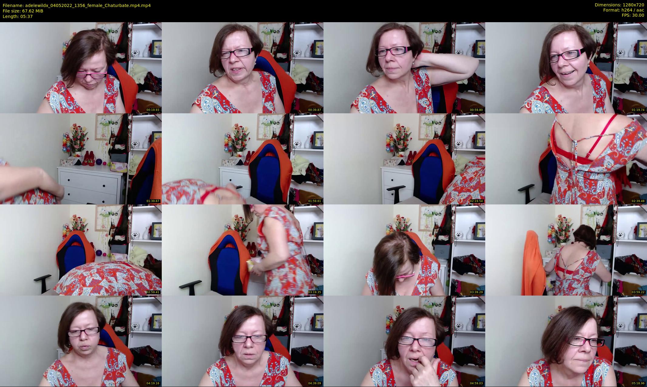 adelewildx — 6 minute Chaturbate female cam show recording, 720p, May 4, 2022