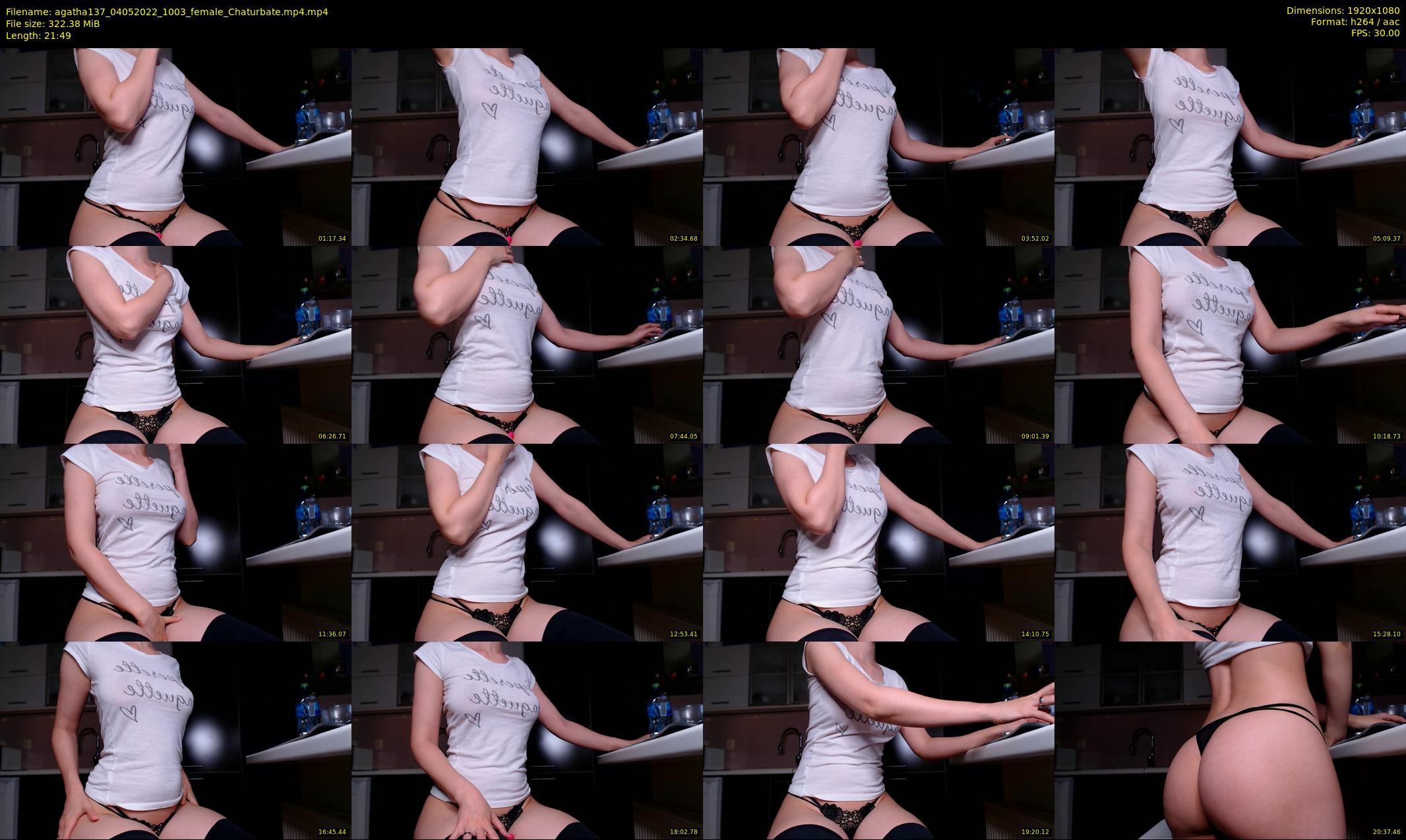 agatha137 — 22 minute Chaturbate female cam show recording, 1080p, May 4, 2022