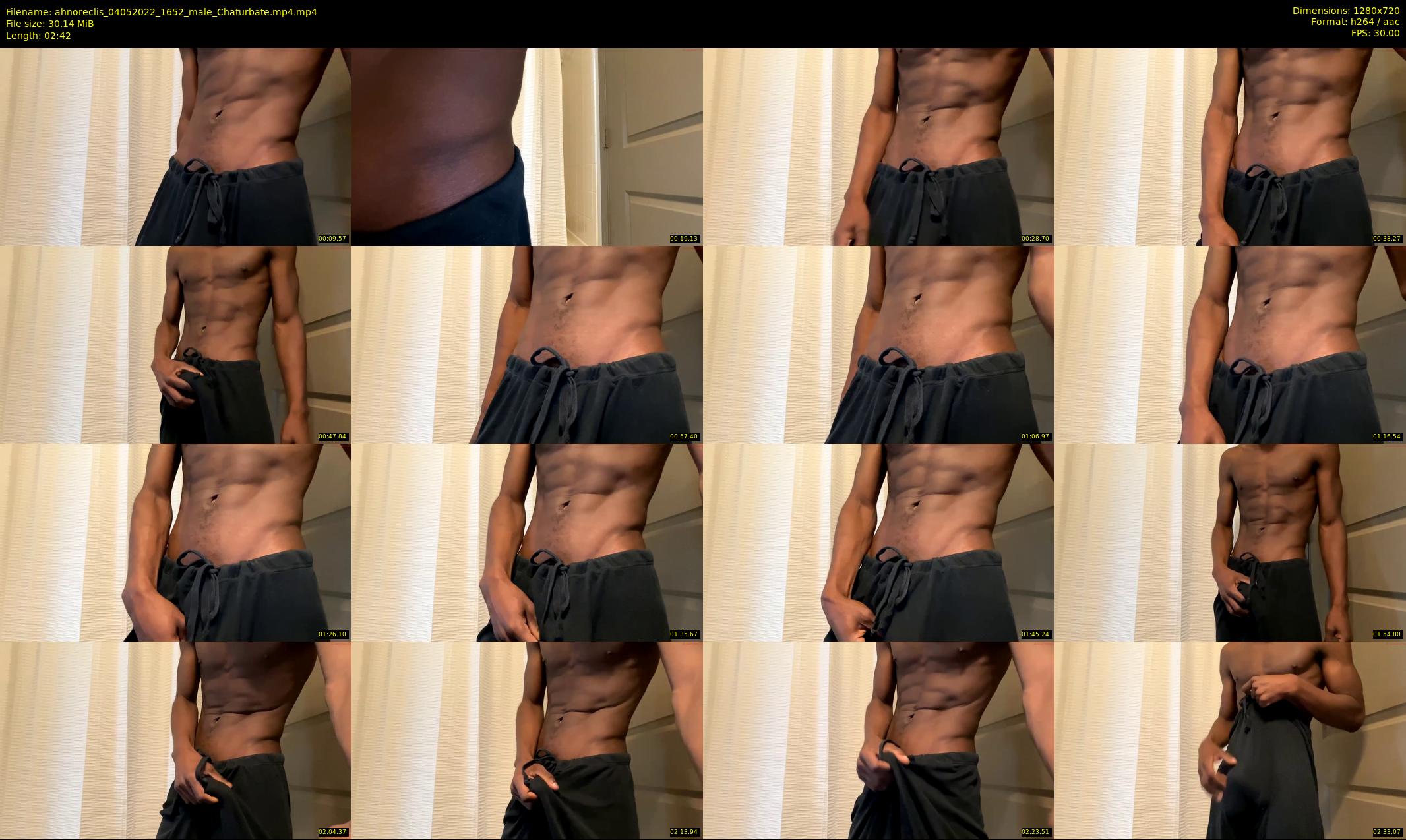 ahnoreclis — 3 minute Chaturbate male cam show recording, 720p, May 4, 2022