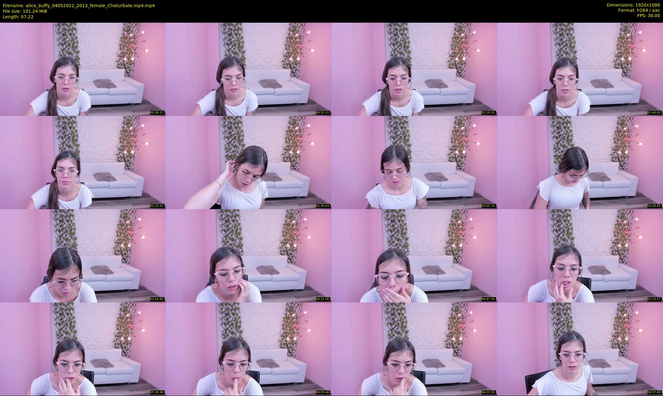 alice_buffy — 8 minute Chaturbate female cam show recording, 1080p, May 4, 2022