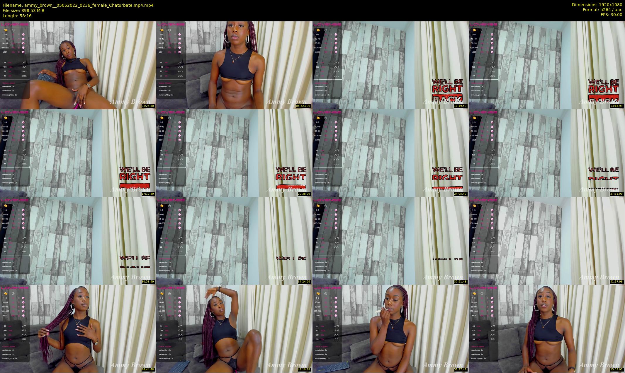ammy_brown_ — 59 minute Chaturbate female cam show recording, 1080p, May 5, 2022