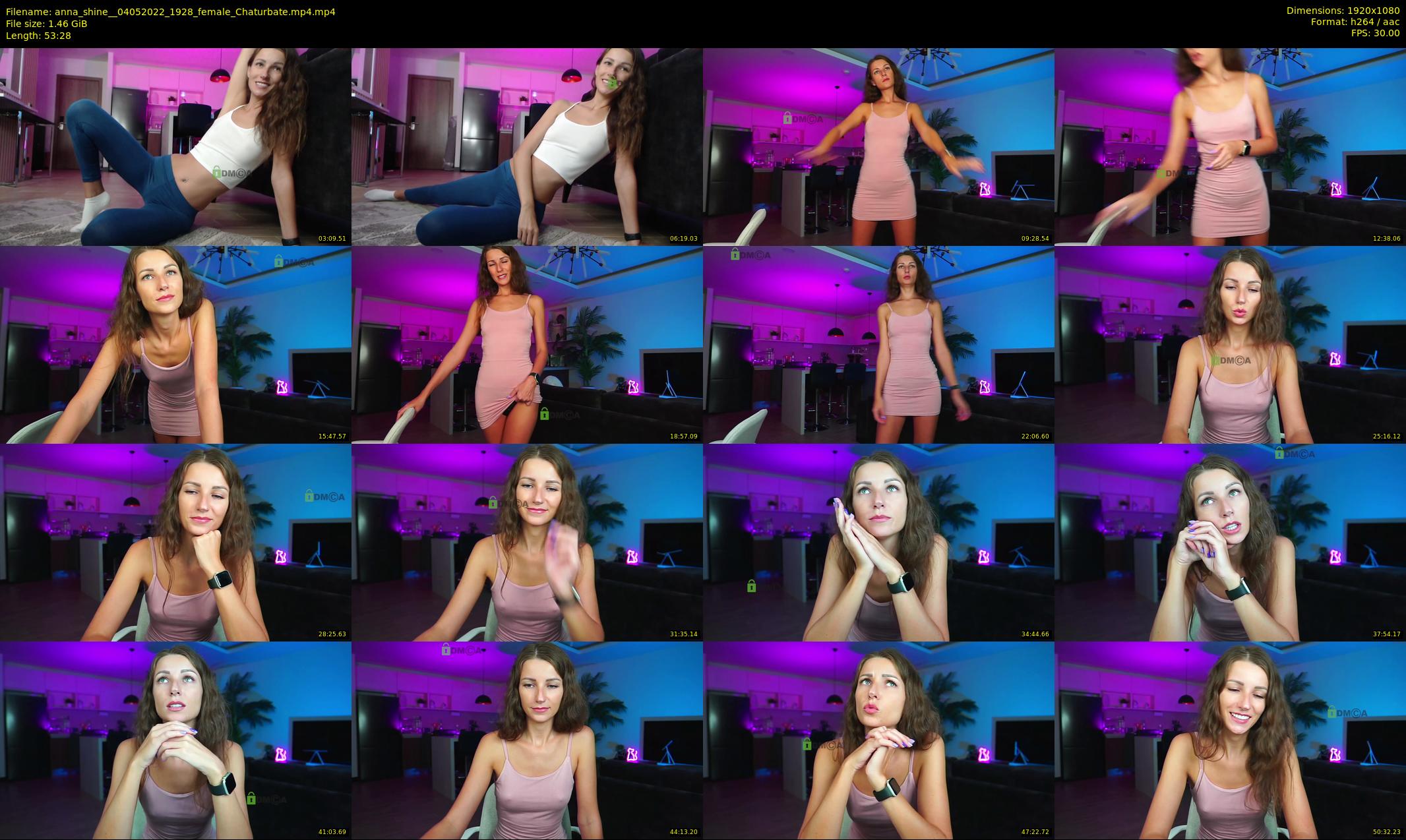 anna_shine_ — 54 minute Chaturbate female cam show recording, 1080p, May 4, 2022