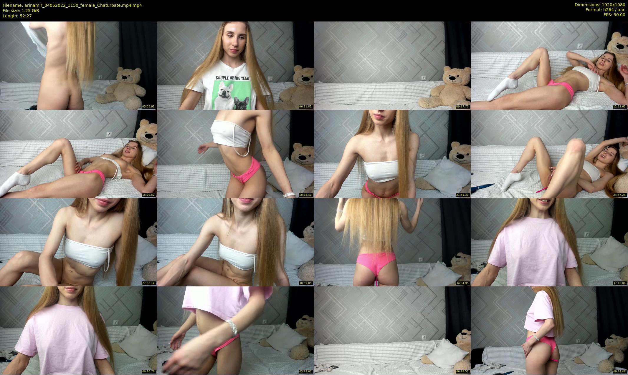 arinamir — 53 minute Chaturbate female cam show recording, 1080p, May 4, 2022