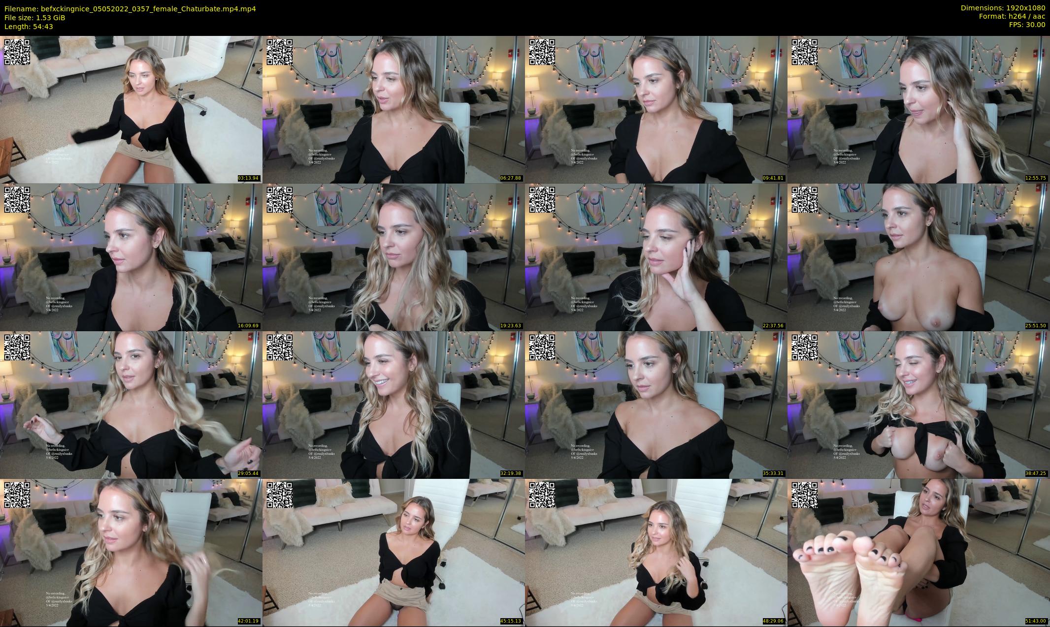 befxckingnice — 55 minute Chaturbate female cam show recording, 1080p, May 5, 2022