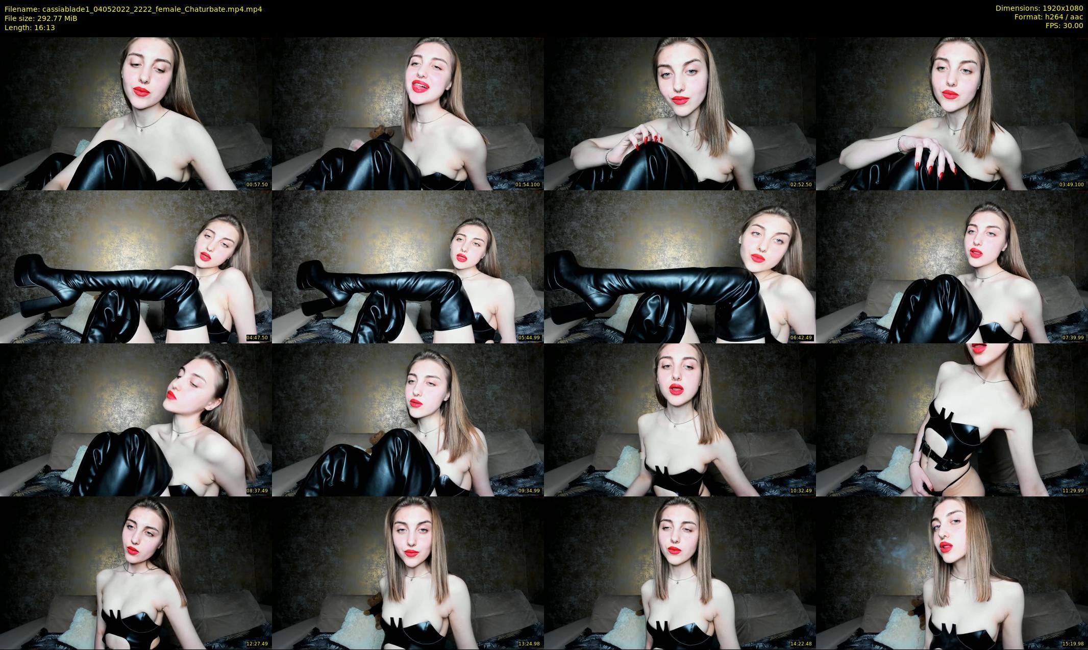 cassiablade1 — 17 minute Chaturbate female cam show recording, 1080p, May 4, 2022