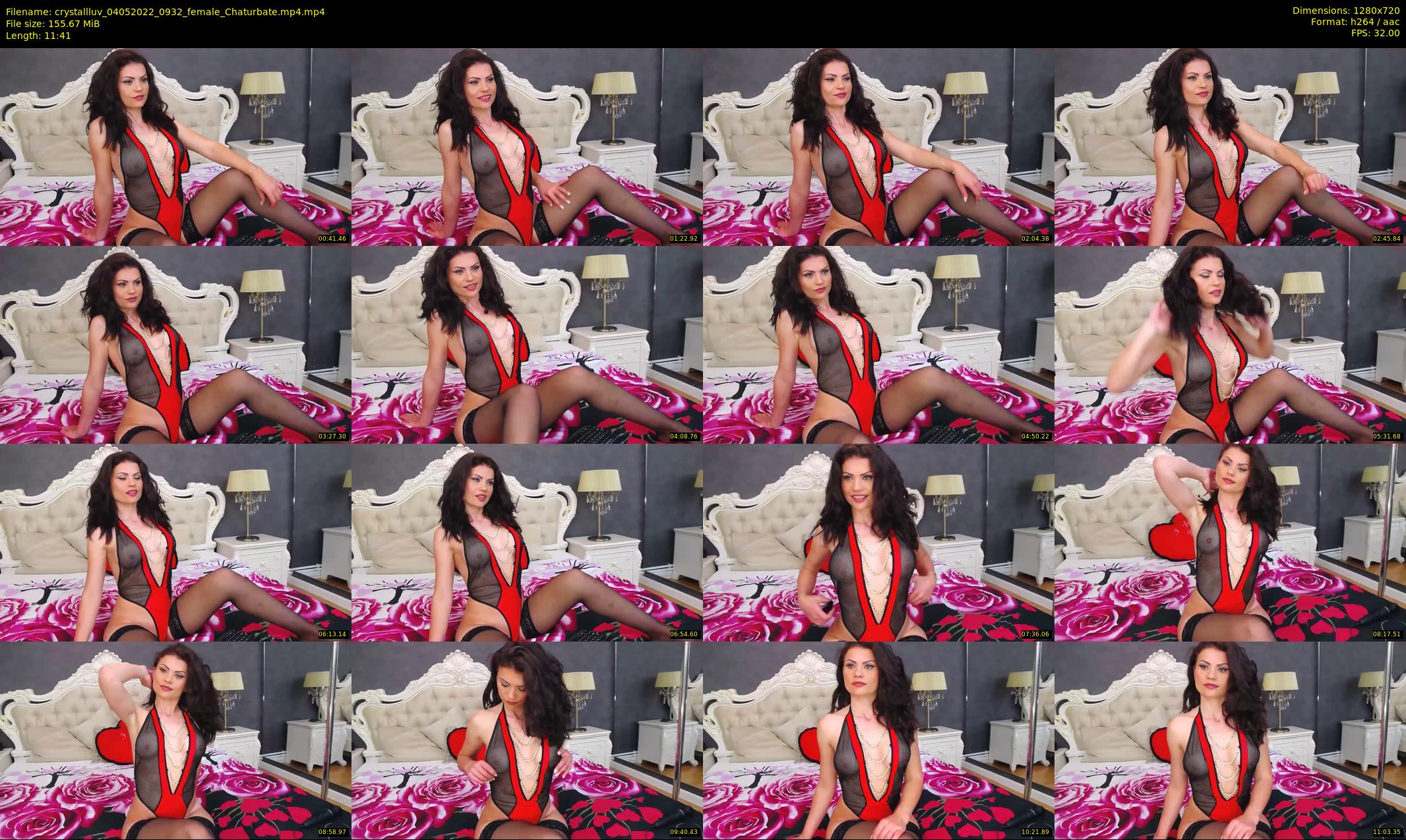 crystallluv — 12 minute Chaturbate female cam show recording, 720p, May 4, 2022