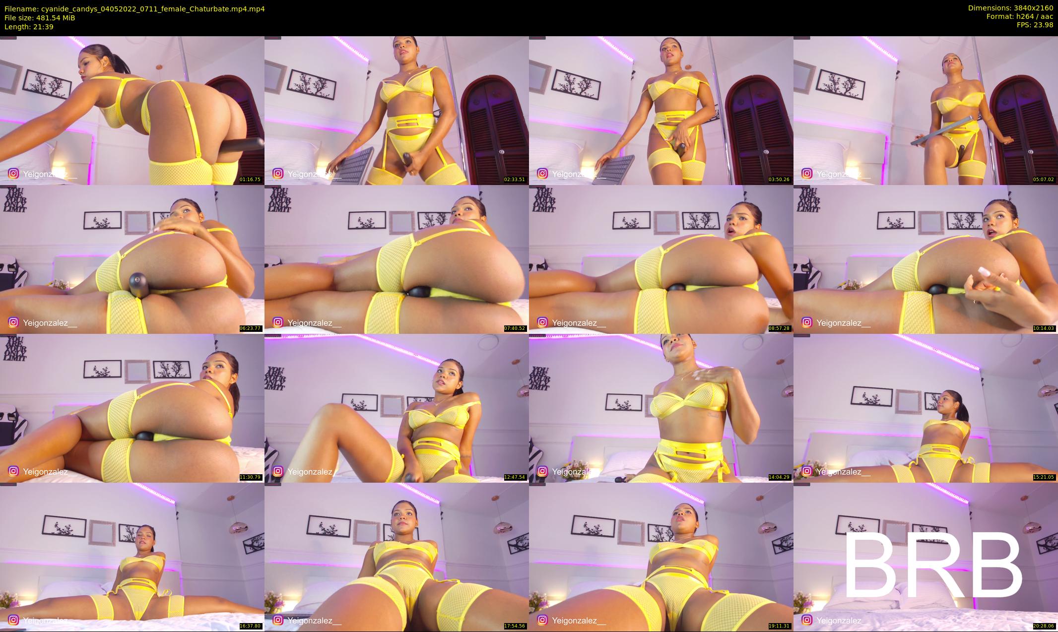 cyanide_candys — 22 minute Chaturbate female cam show recording, 4K, May 4, 2022