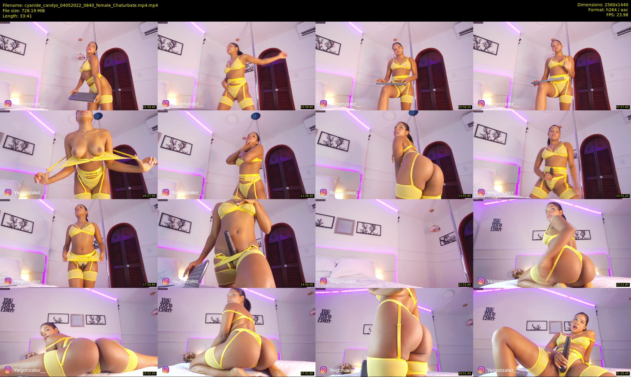 cyanide_candys — 34 minute Chaturbate female cam show recording, 1080p, May 4, 2022