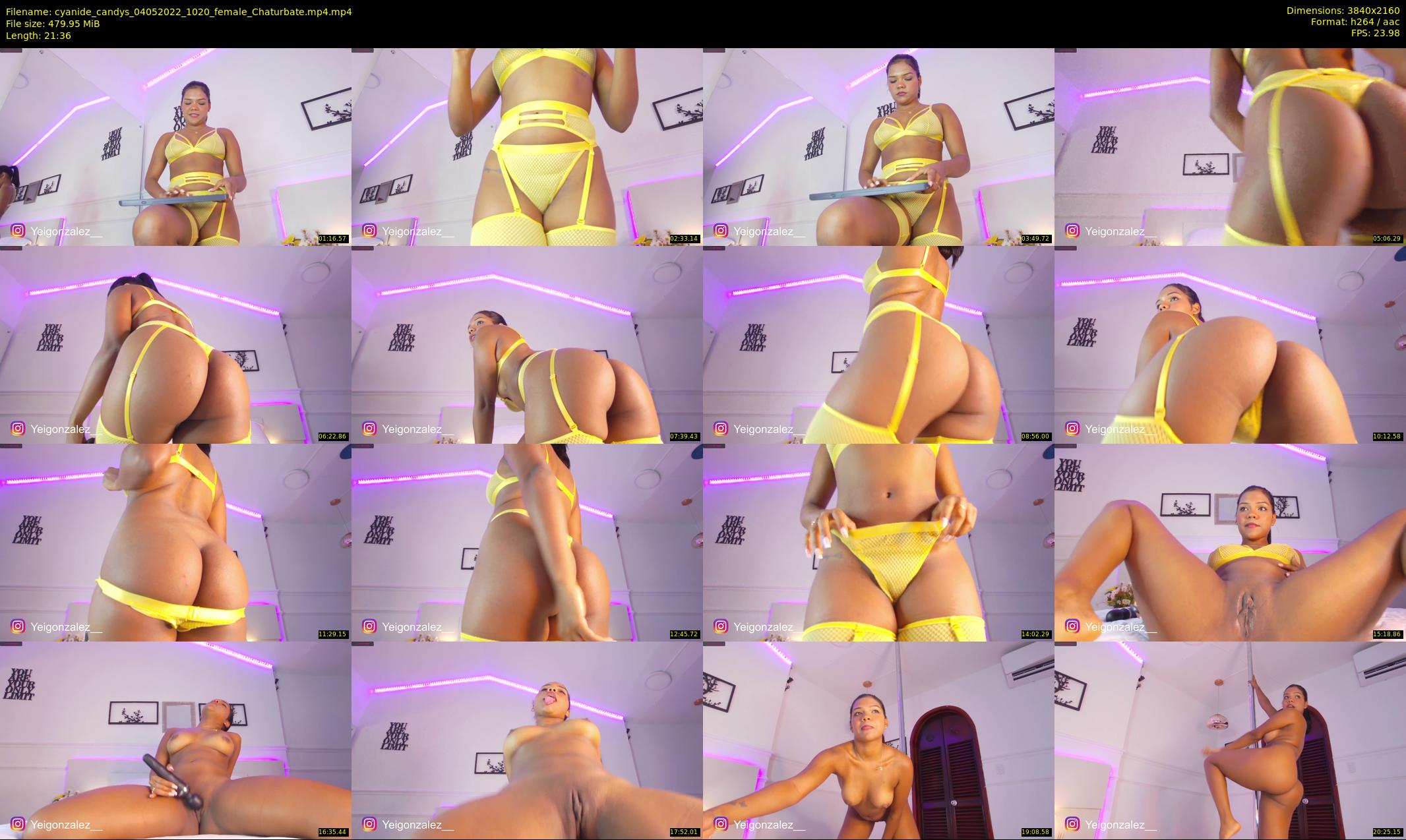 cyanide_candys — 22 minute Chaturbate female cam show recording, 4K, May 4, 2022