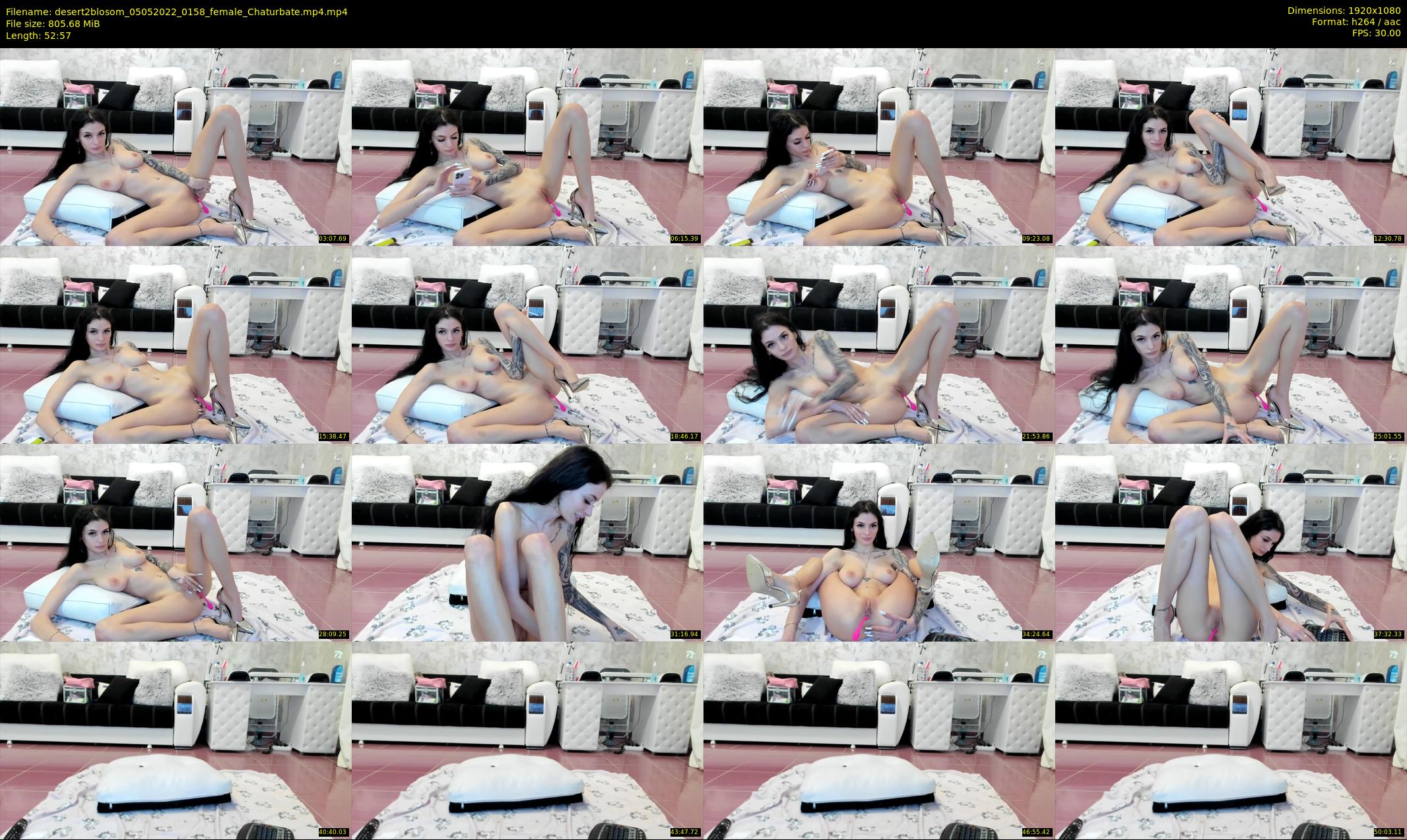 desert2blosom — 53 minute Chaturbate female cam show recording, 1080p, May 5, 2022