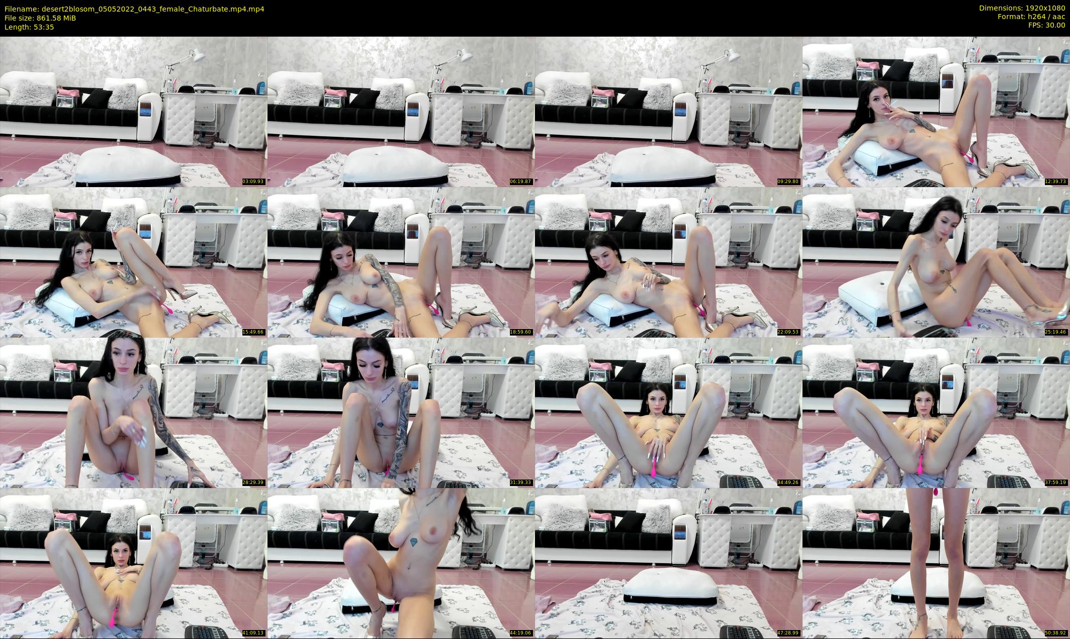 desert2blosom — 54 minute Chaturbate female cam show recording, 1080p, May 5, 2022