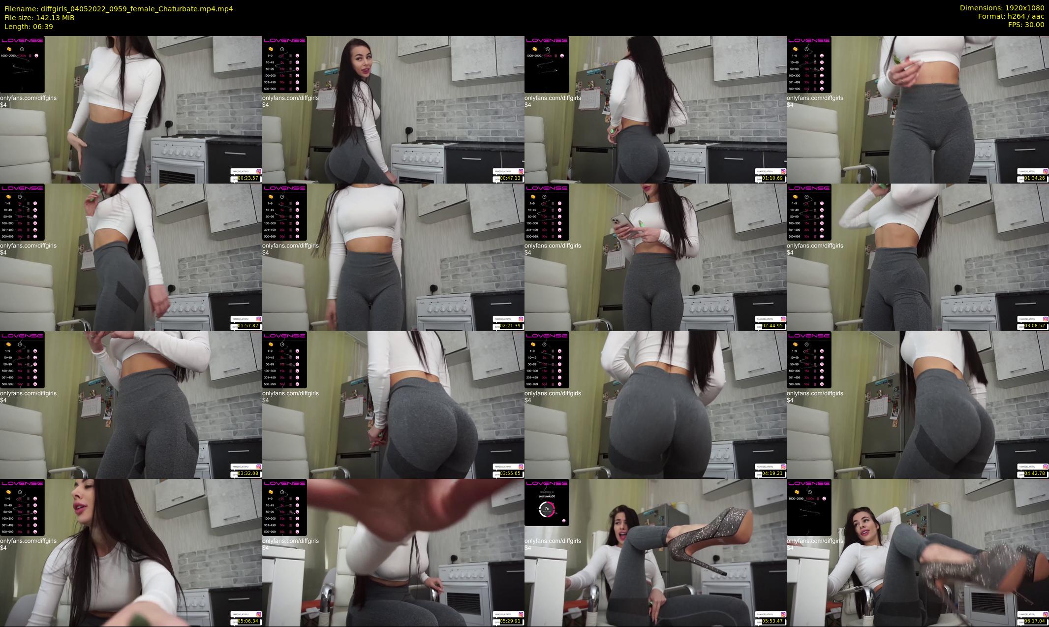 diffgirls — 7 minute Chaturbate female cam show recording, 1080p, May 4, 2022