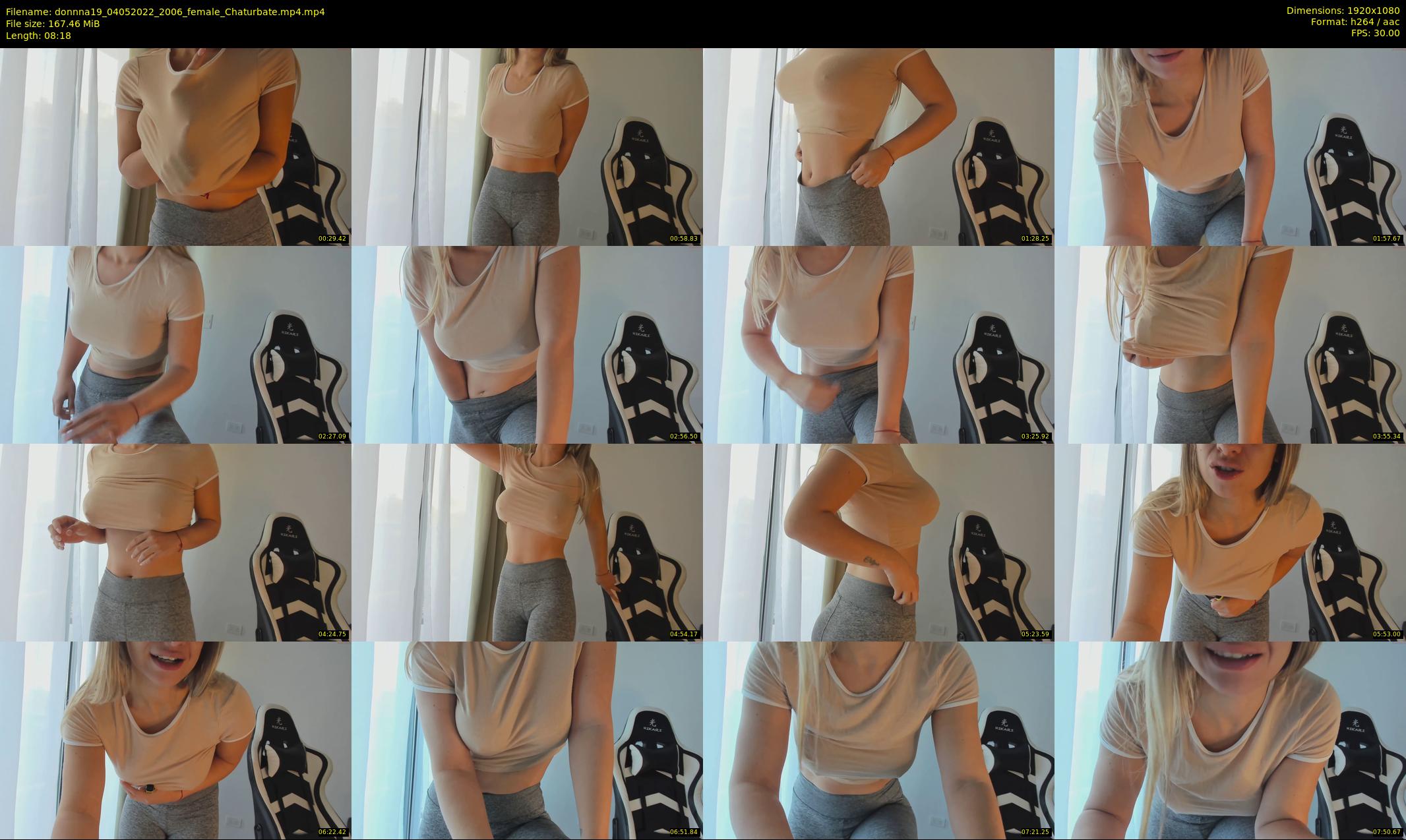 donnna19 — 9 minute Chaturbate female cam show recording, 1080p, May 4, 2022