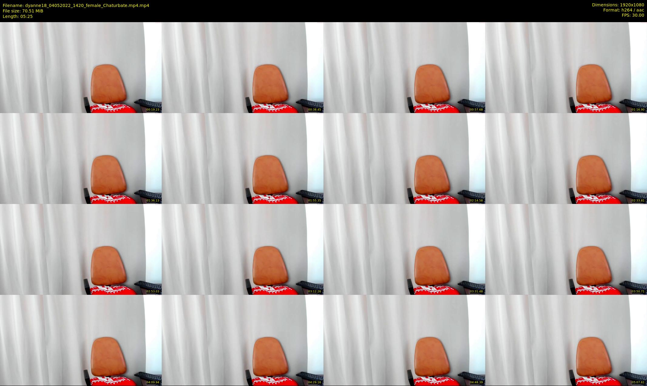 dyanne18 — 6 minute Chaturbate female cam show recording, 1080p, May 4, 2022