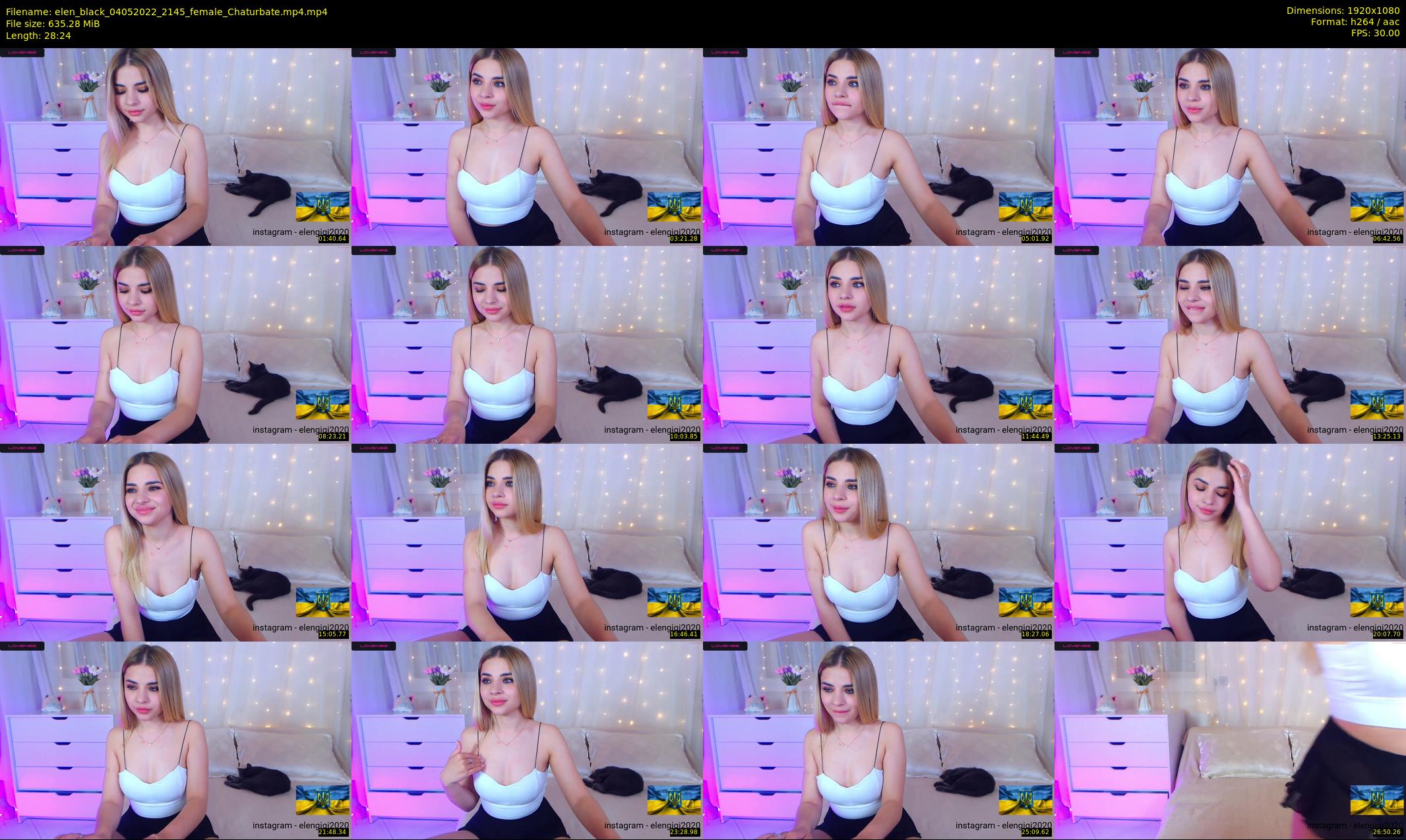 elen_black — 29 minute Chaturbate female cam show recording, 1080p, May 4, 2022
