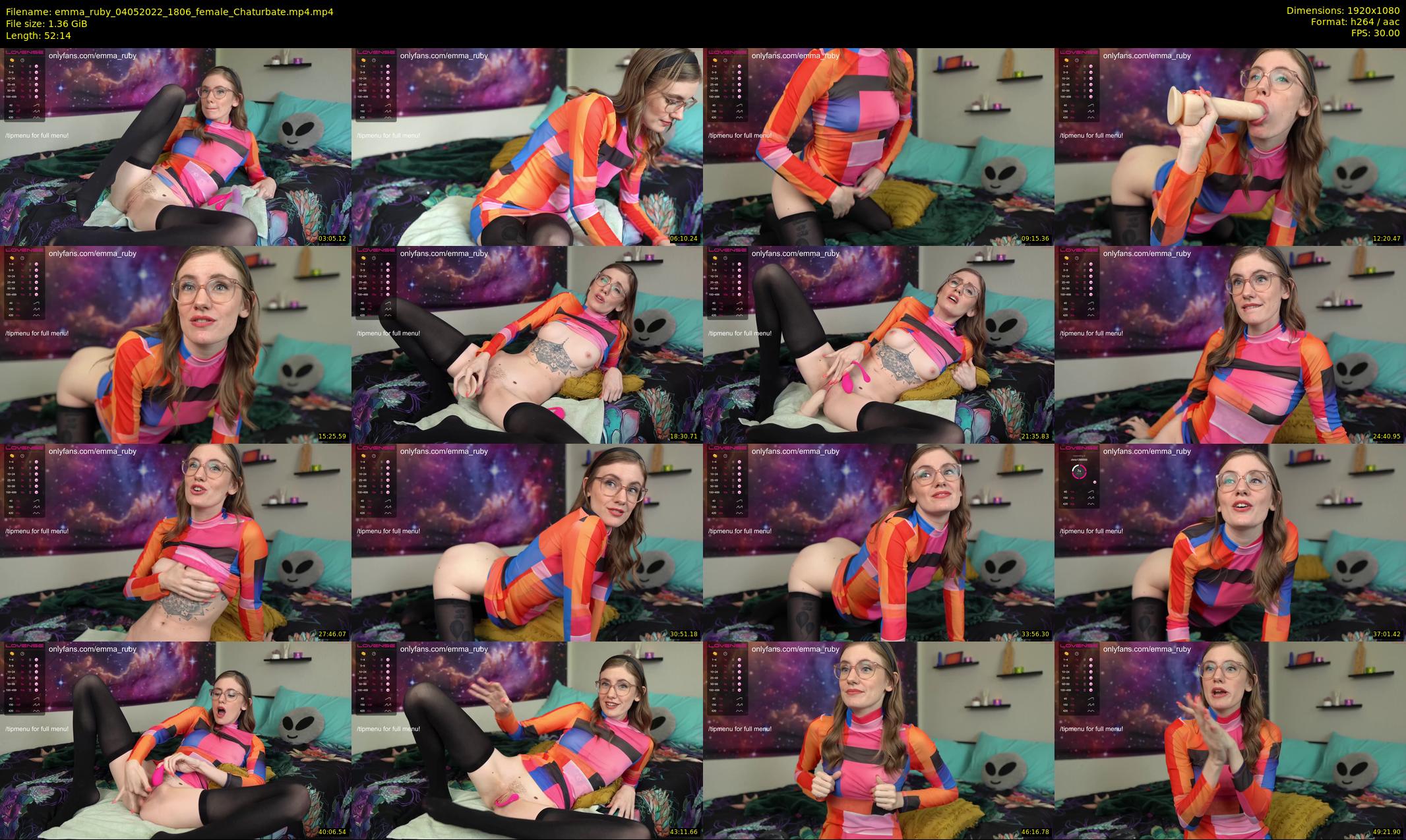 emma_ruby — 53 minute Chaturbate female cam show recording, 1080p, May 4, 2022