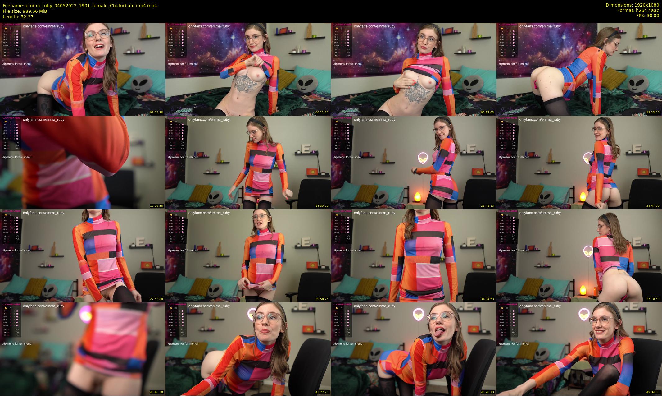 emma_ruby — 53 minute Chaturbate female cam show recording, 1080p, May 4, 2022