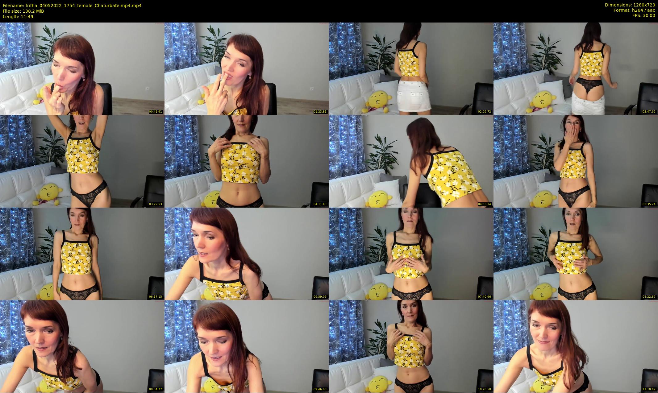 fritha — 12 minute Chaturbate female cam show recording, 720p, May 4, 2022