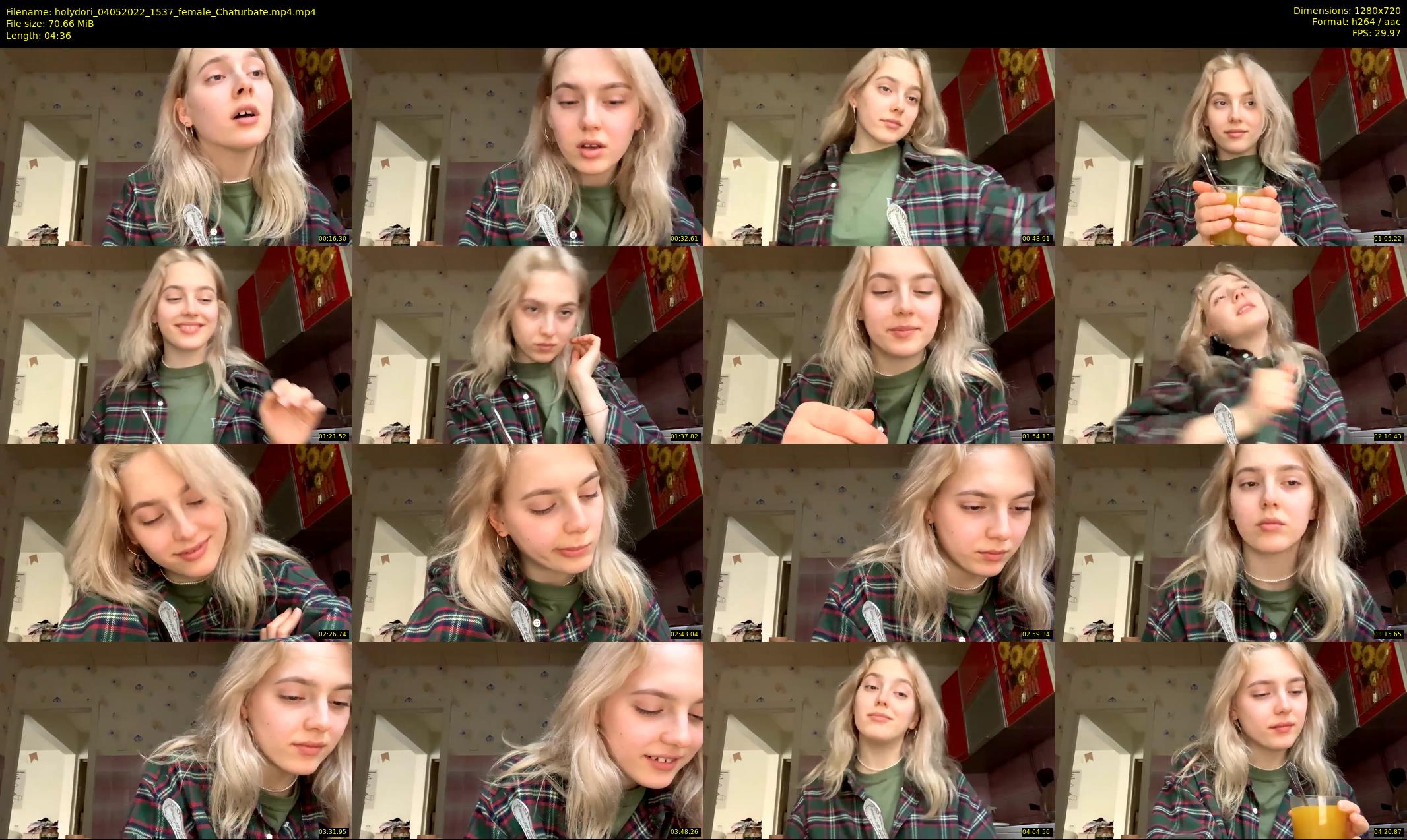 holydori — 5 minute Chaturbate female cam show recording, 720p, May 4, 2022
