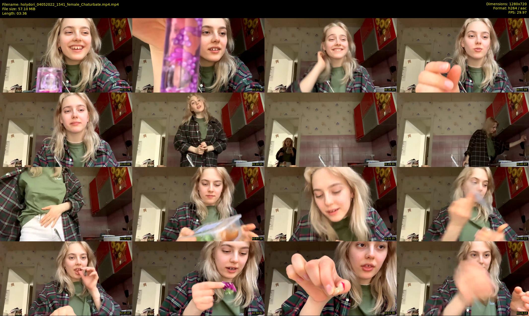 holydori — 4 minute Chaturbate female cam show recording, 720p, May 4, 2022