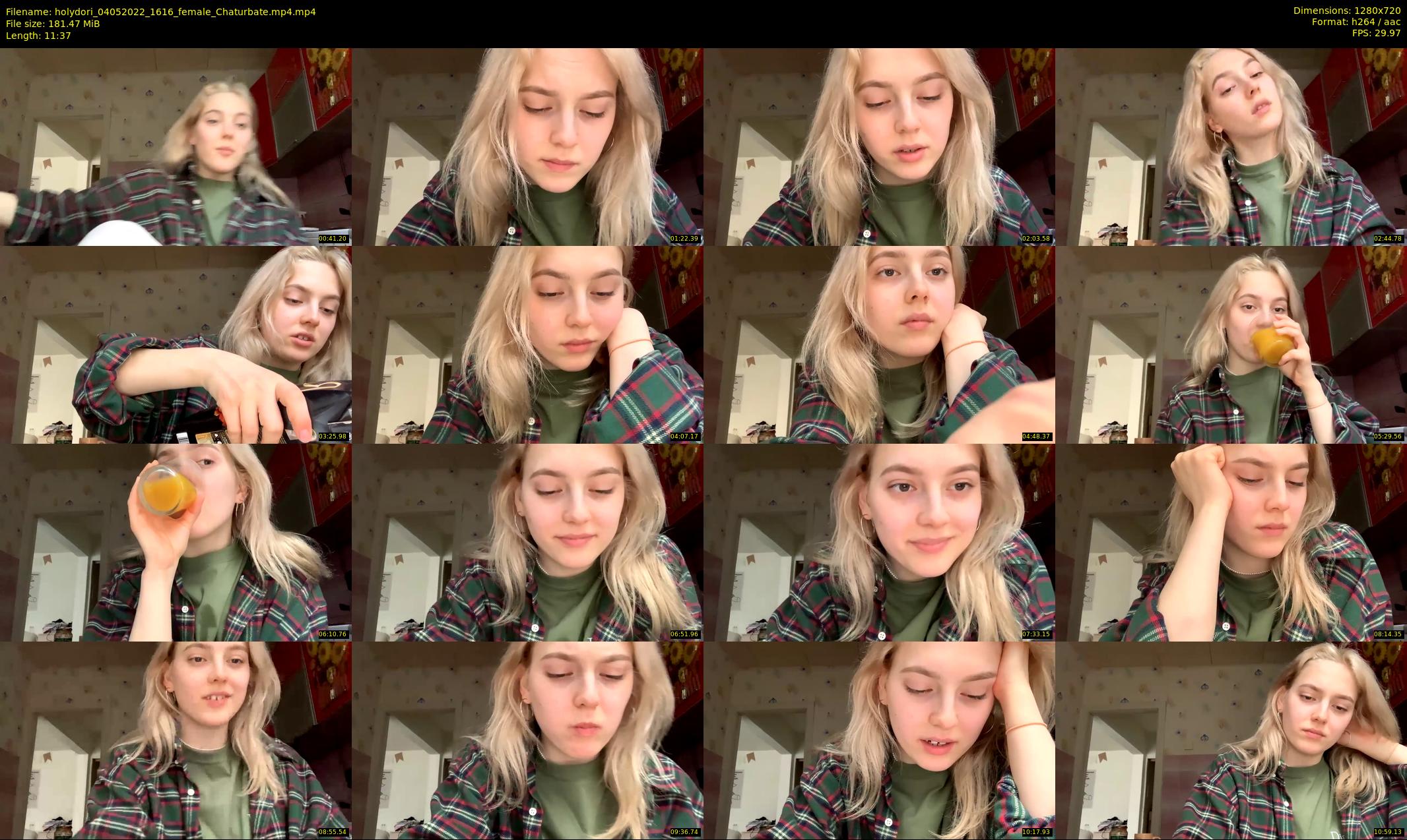 holydori — 12 minute Chaturbate female cam show recording, 720p, May 4, 2022